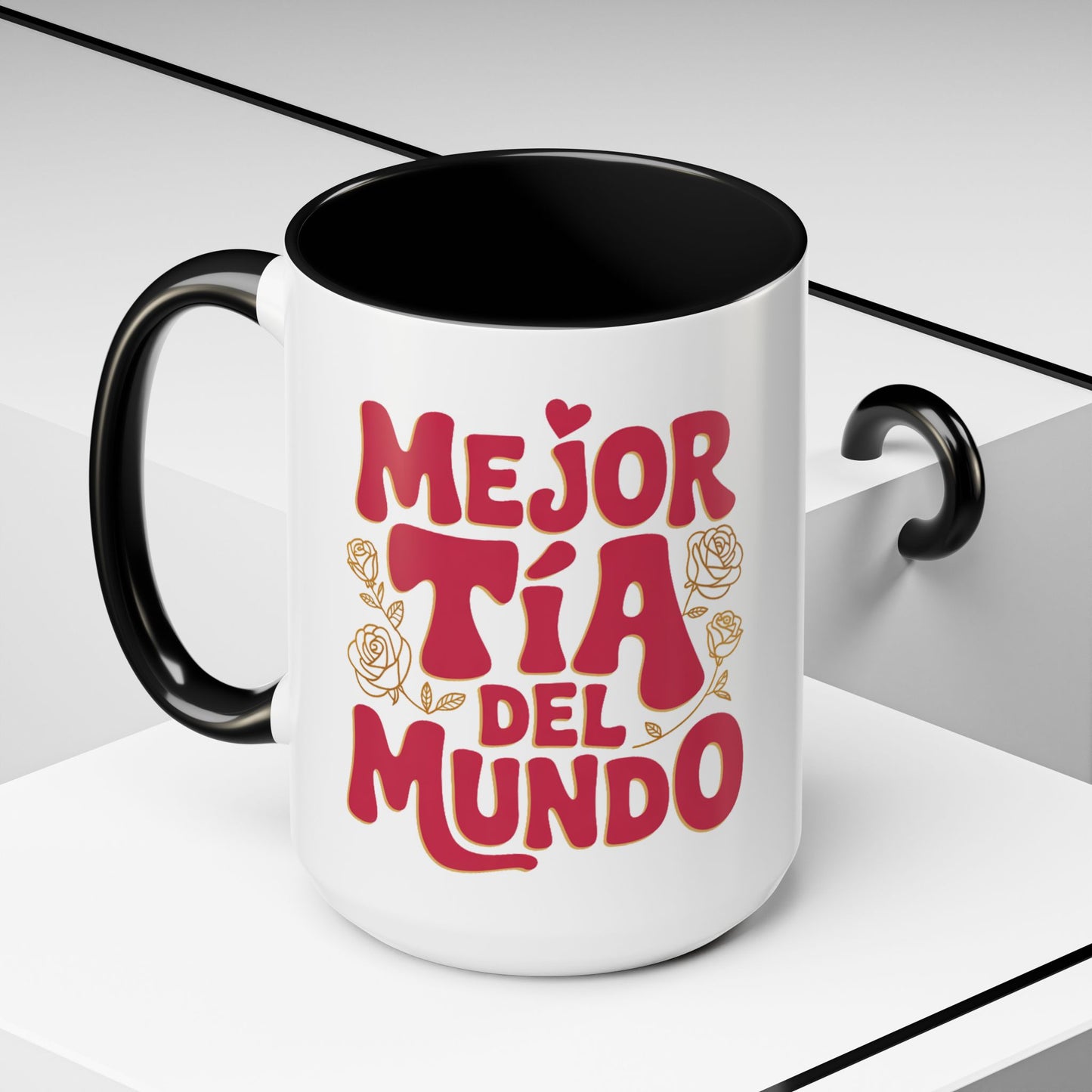 Tia Mug - Best Tia Ever Coffee Cup Gift for Spanish Aunt - Latino Family Gift - Tia Regalo Birthday Present