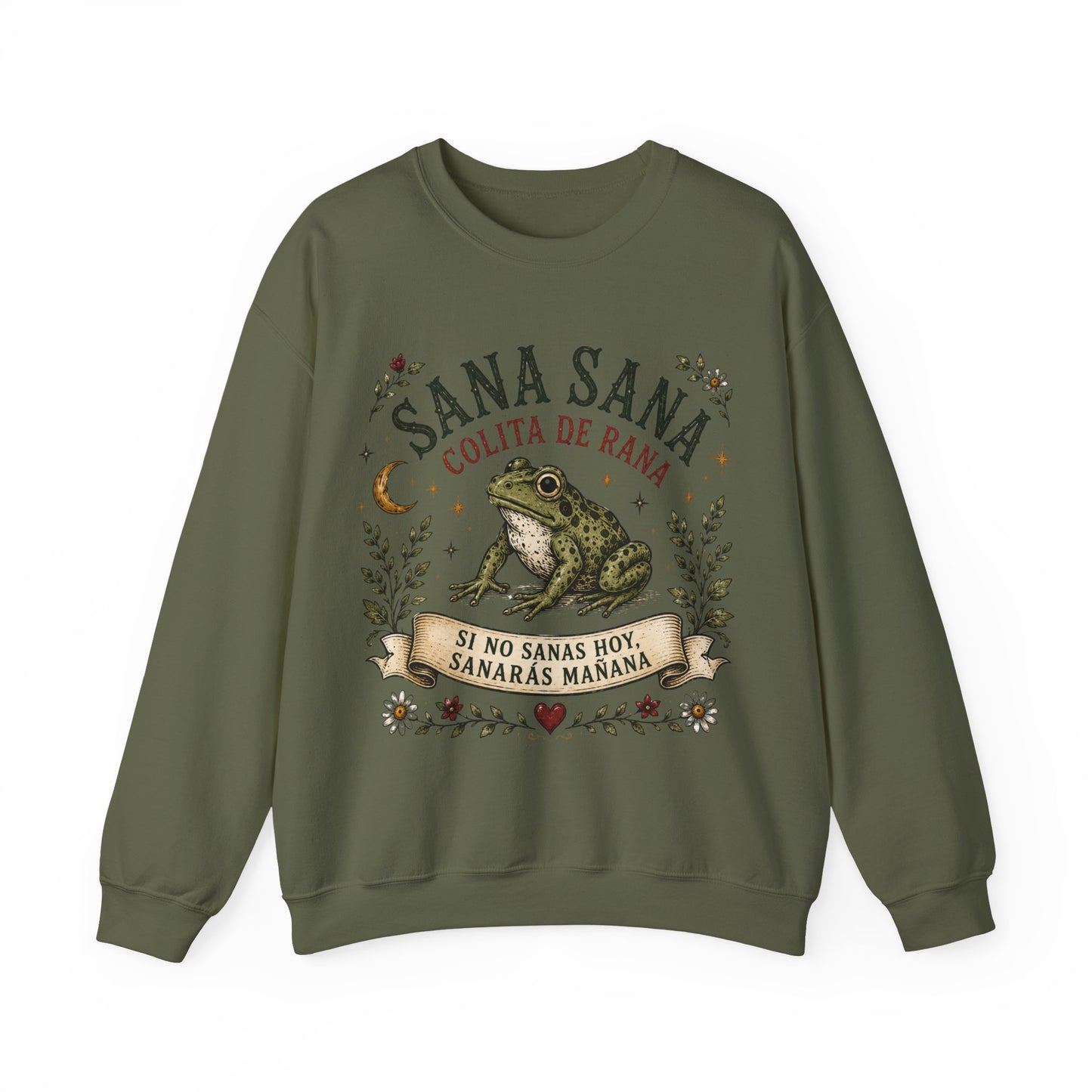 Colita De Rana Sweatshirt - Funny Spanish Saying Sudadera - Latina Gift - Bilingual Humor Pullover - Regalos Para Mujer