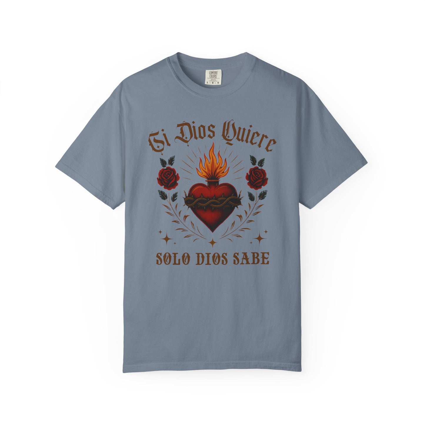 Si Dios Quiere Shirt | Camisa Christiana | Latina Graphic Tee |