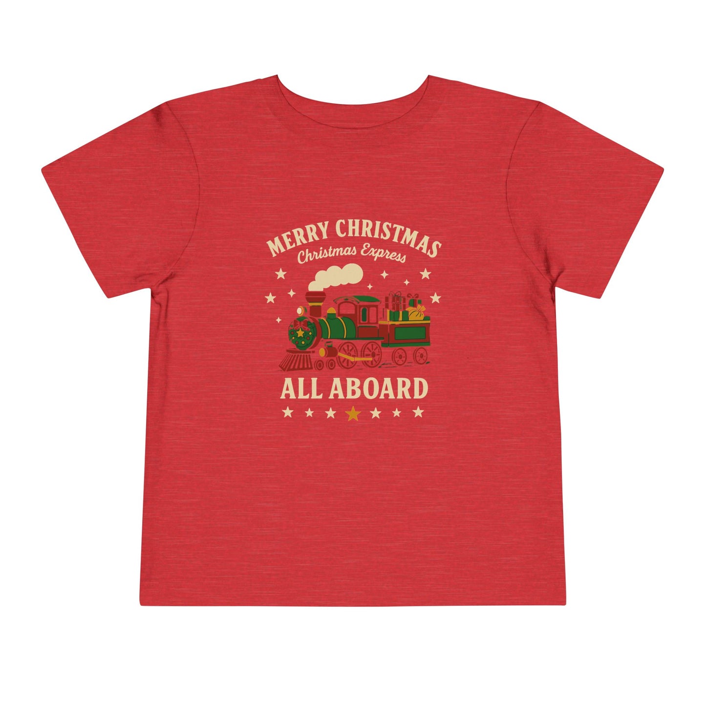 Christmas Train Toddler Short Sleeve Tee