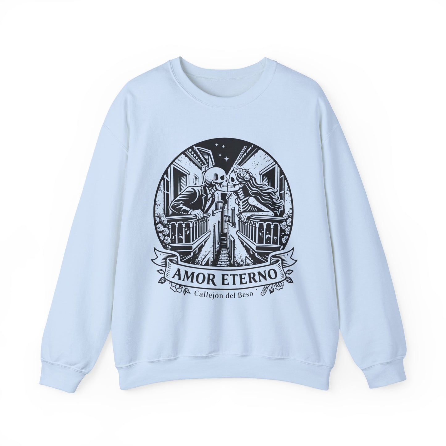 Amor Eterno Sweatshirt - Eternal Love Gift for Her, Hispanic Love Wear, Relationship Goals Corazon Forever Hoodie