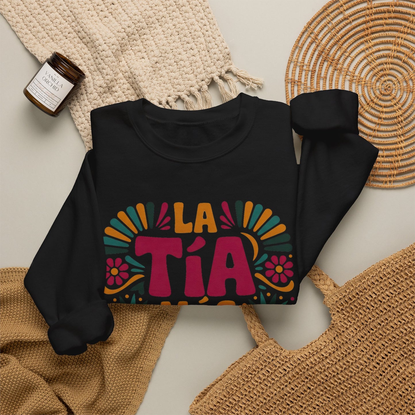 Tia Sweatshirt - Latino Family Gift for Tía - Spanish Aunt Hoodie - Tia Regalo Birthday Gift - Latina Tia Shirt