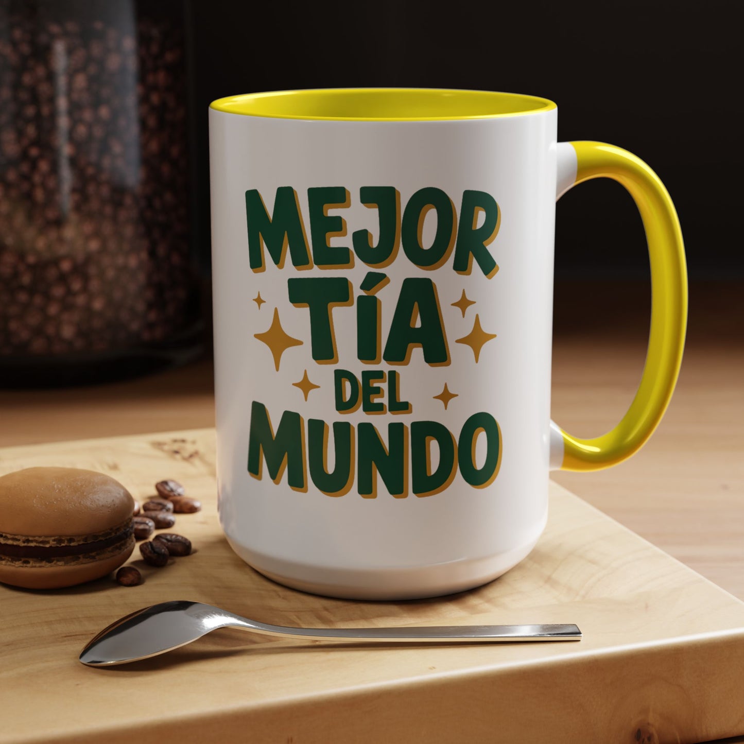 Mejor Tia Del Mundo Mug - Best Tía Ever Coffee Cup Gift for Hispanic Aunt - Tía Querida - Latino Family Gift - Proud Tía Bonita