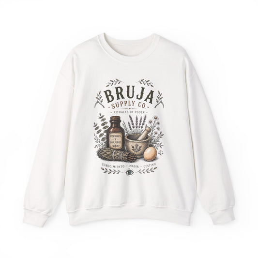 Bruja Sweatshirt - Latina Witch Magic Power Sudadera - Spanish Gift for Her - Bruja Vibes Only - Latina Pride Clothing