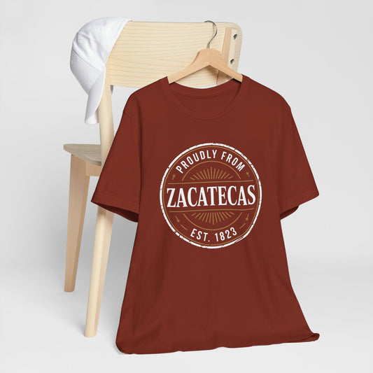 Zacatecas T-Shirt - Mexican State Pride Tee - Zacatecano Gift - Hispanic Heritage Shirt - Orgullo Mexicano - Mexico Estado Tee