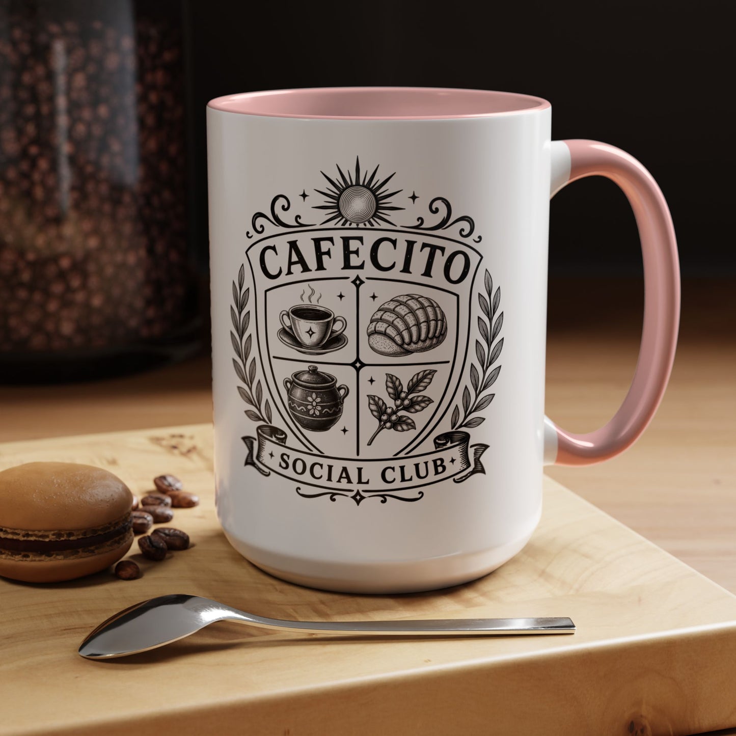 El Cafecito Latino Foods Mug - Latina Gift for Coffee Lovers - Regalos en Español - Cultural Pride Cup