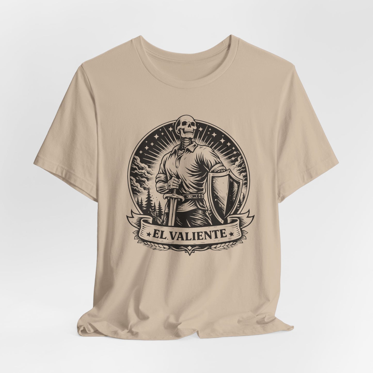 El Valiente T-Shirt - Latino Heritage Tee - Brave Warrior Gift - Hispanic Pride Shirt - Spanish Saying Tee