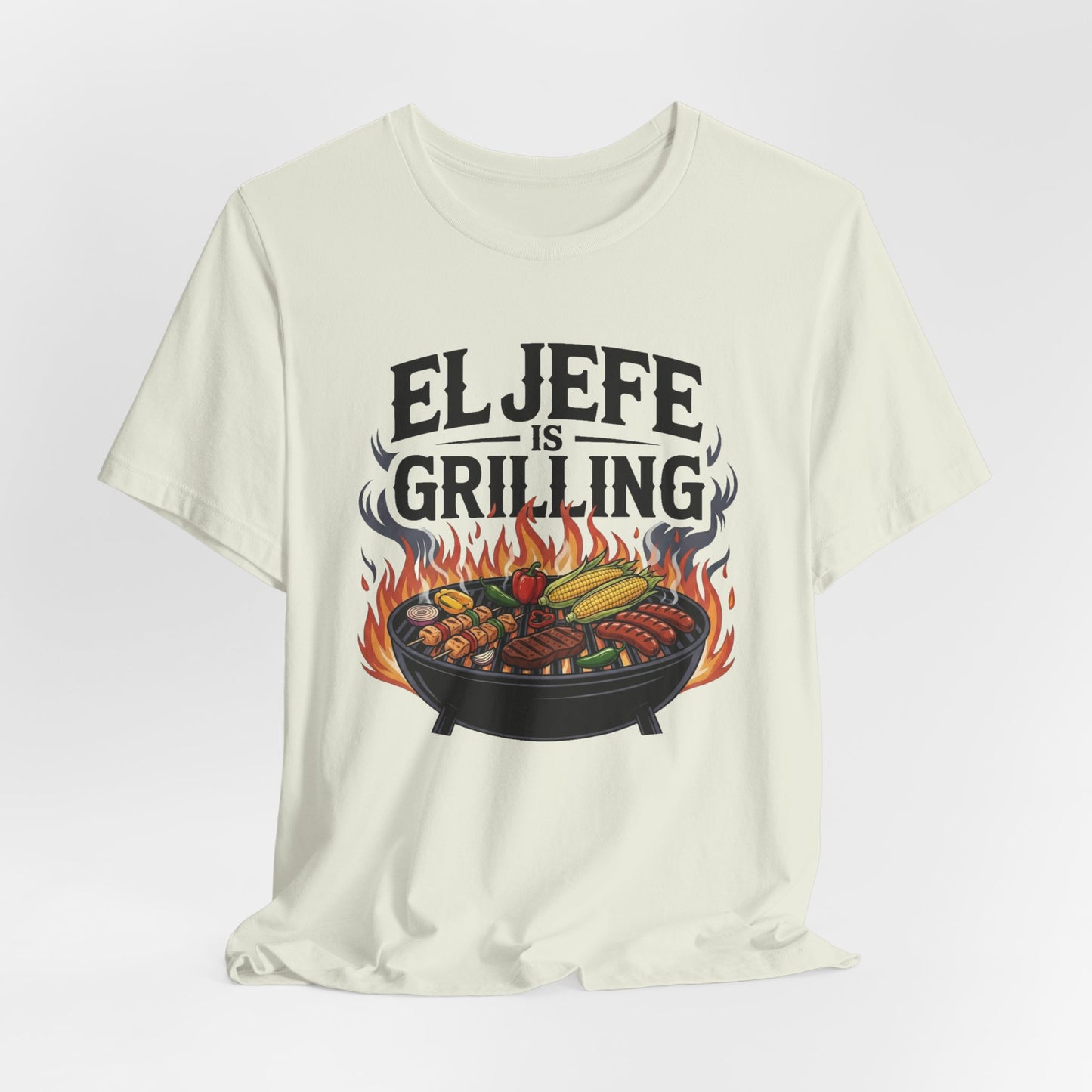El Jefe T-Shirt - Latino Pride Boss Tee - Hispanic Heritage Gift - Jefe Papa Shirt - Spanish Tshirt for Men