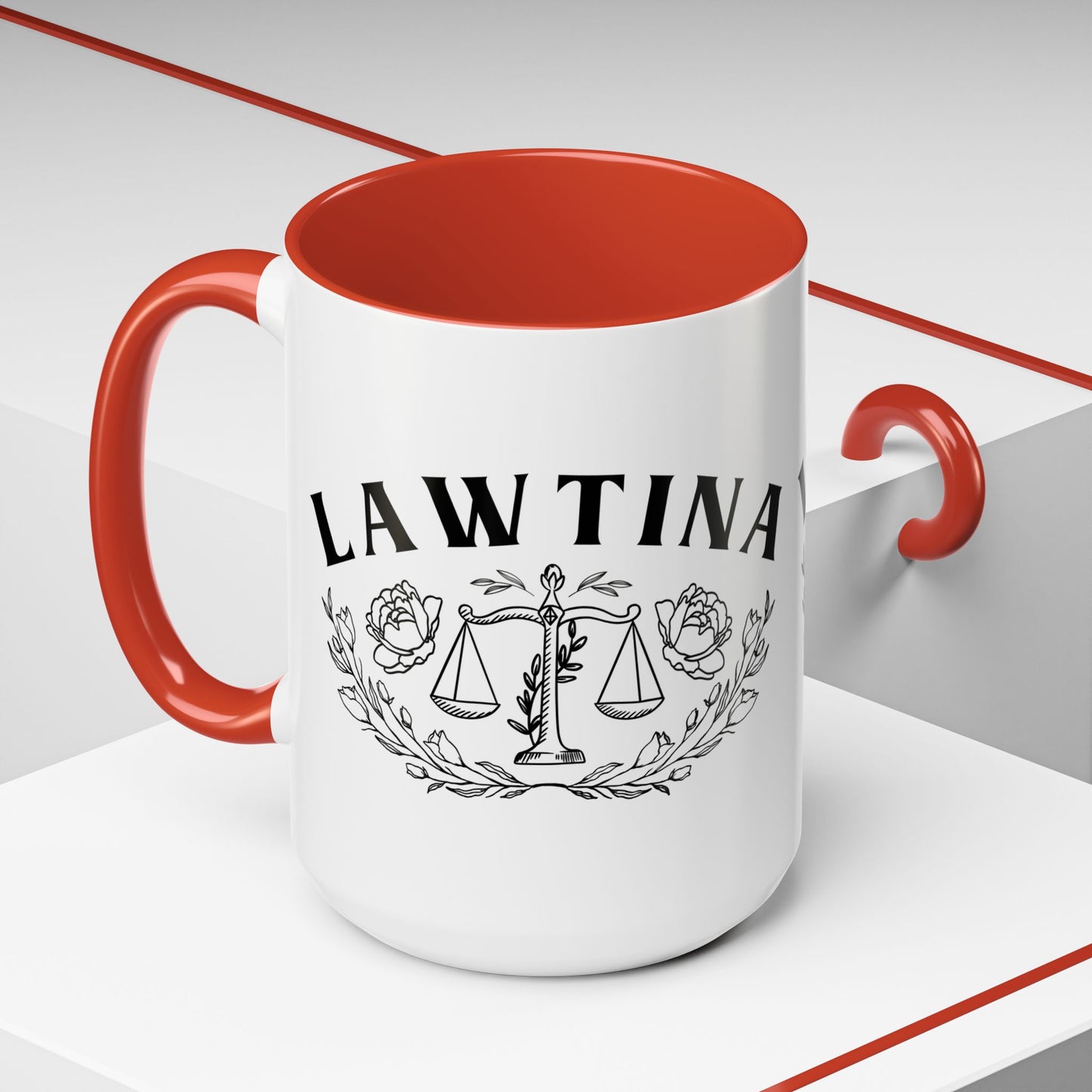 Lawtina Mug - Latina Lawyer Gift, Abogada Latina Coffee Cup, Law Student Gift, Mujer Power, Latino Heritage