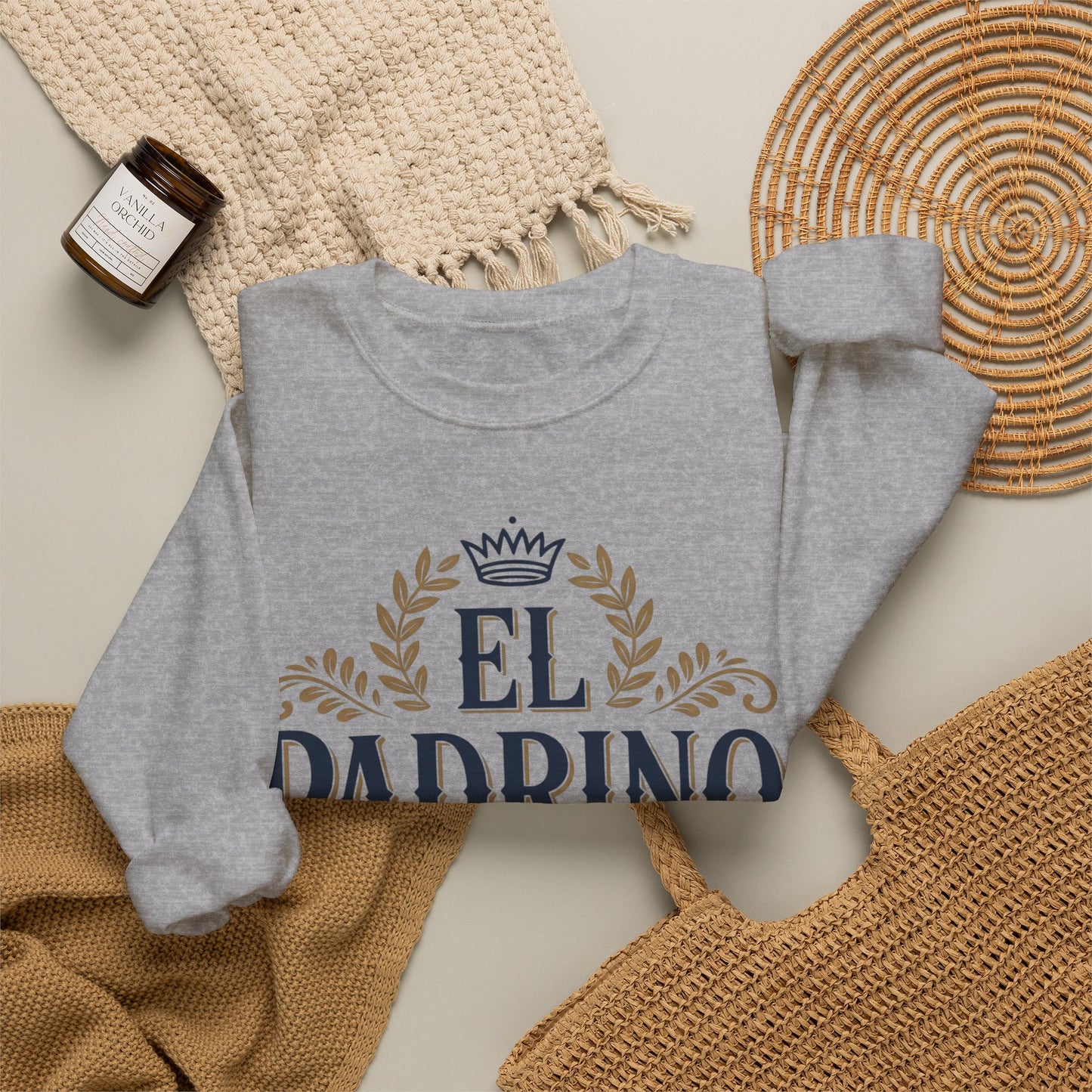 El Padrino Sweatshirt - Latino Godfather Gift - Hispanic Family Shirt - Padrino Regalo - Spanish Family Apparel