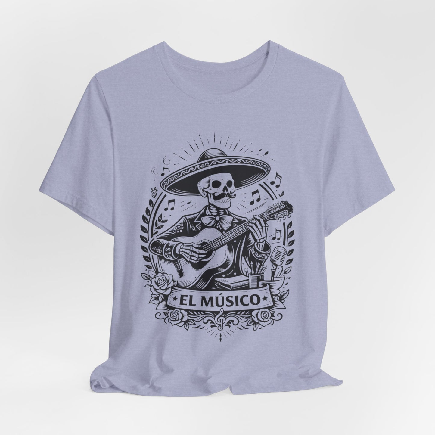 El Musico T-Shirt - Latino Musician Tee - Hispanic Pride Music Lover Gift - Cultura Latina Shirt - Musico Regalo