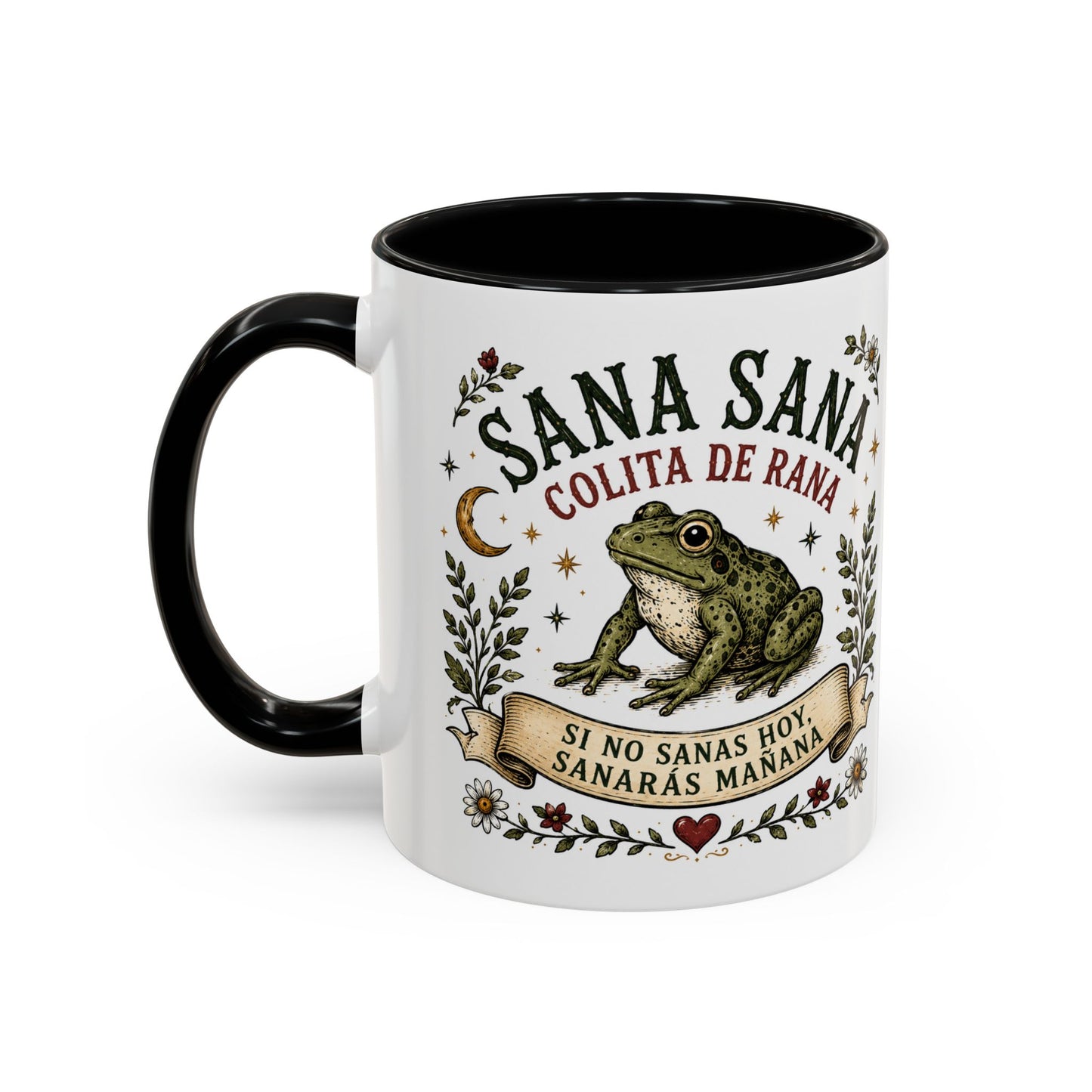 Sana Sana Colita De Rana Mug - Latina Coffee Cup | Spanish Gift for Her | Regalos para Mujer | Mystical Latina Pride Mug