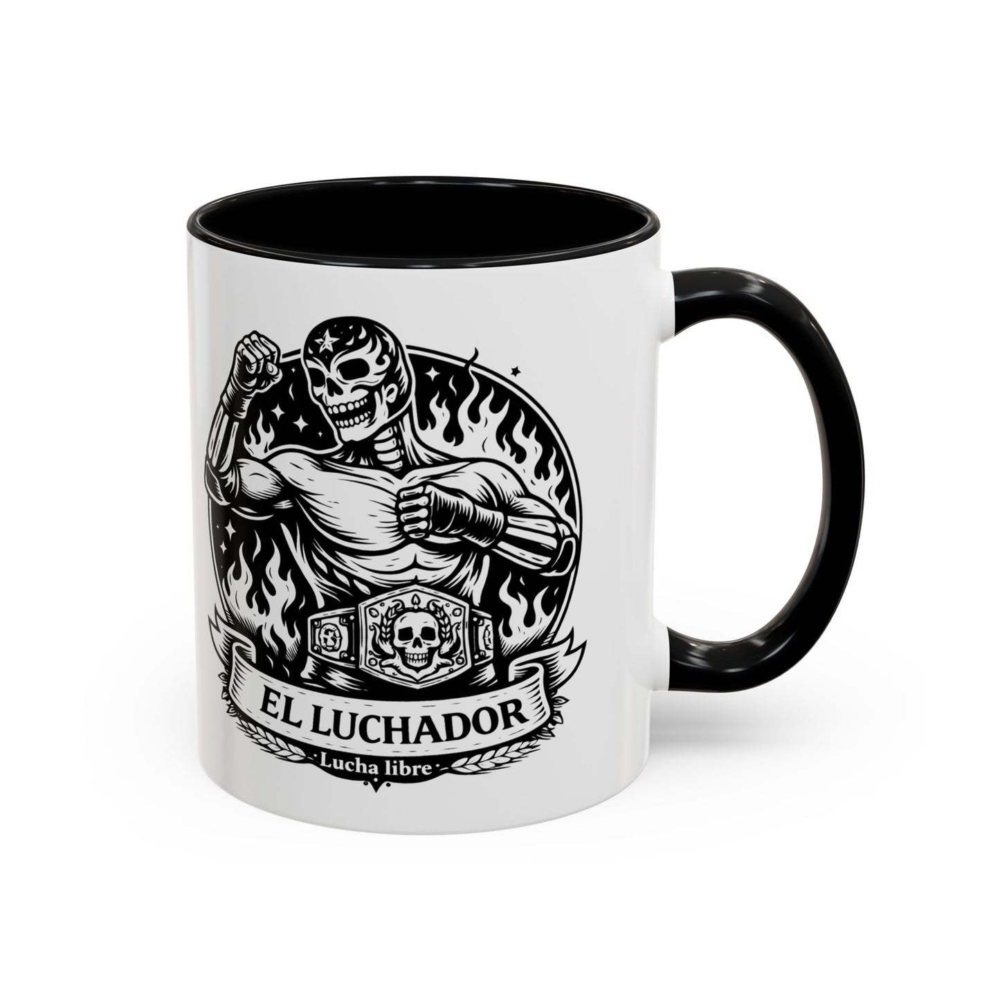 Luchador Mug - Mexican Wrestling Coffee Cup | Lucha Libre Fan Gift | Hispanic Pride Cultura Mexicana