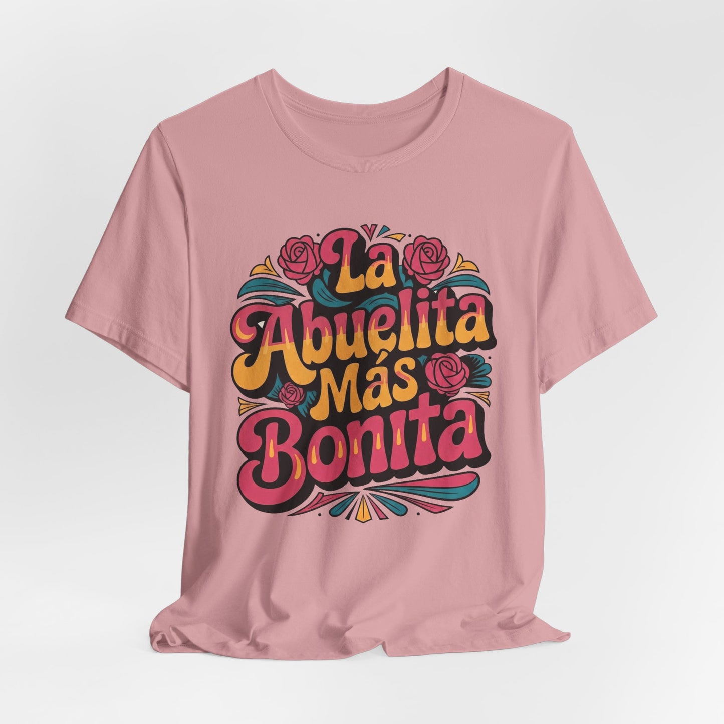Groovy Art La Abuelita Mas Bonita Shirt, Abuelita Gift, Latina Grandmother Gift,  Abuela Birthday Gift, Mother's Day Abuela