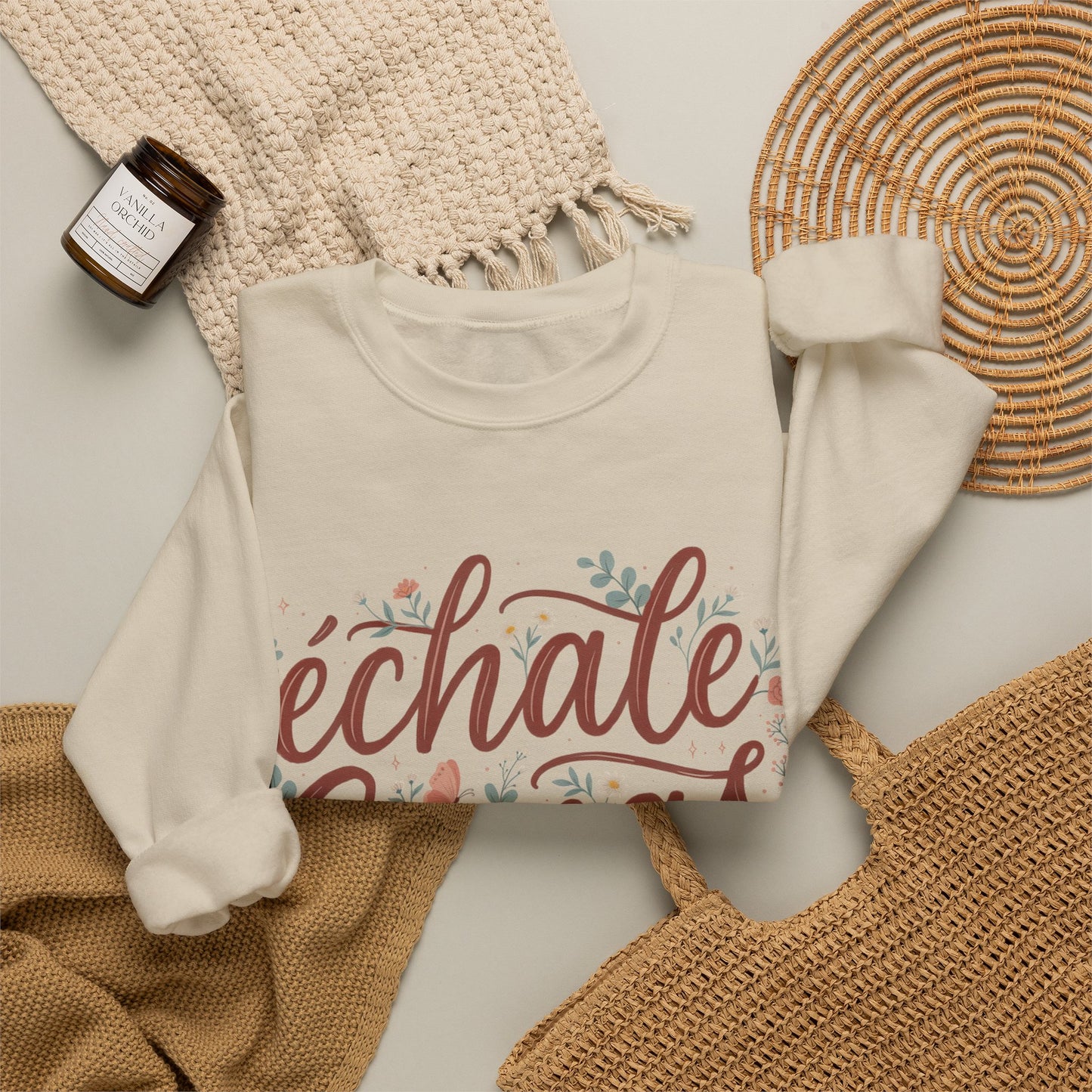 Echale Ganas Sweatshirt - Latina Motivational Gift - Spanish Inspirational Pullover for Her - Latina Pride Sudadera