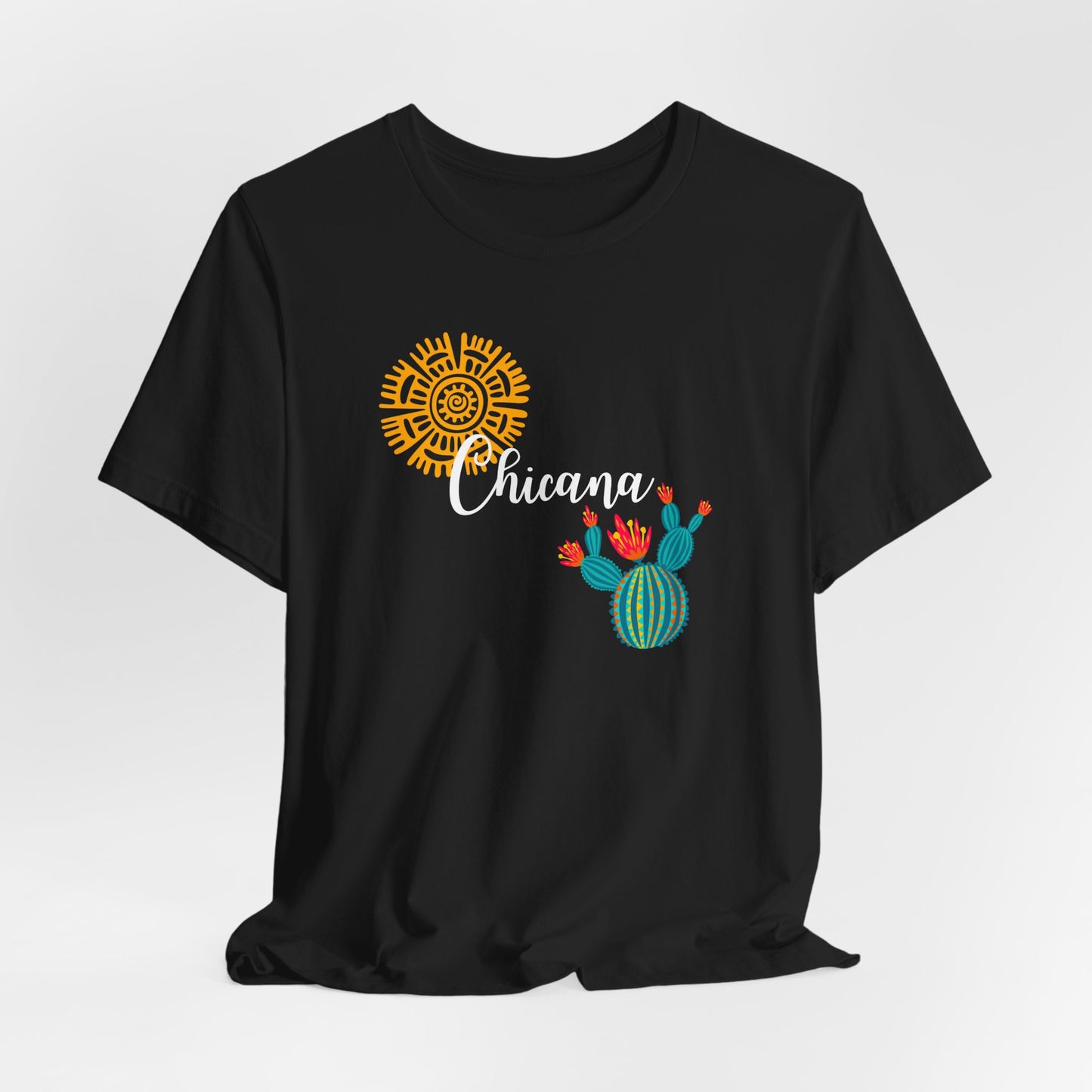 Chicana Shirt gift for Her Cactus Nopal Sol Tee Aztec Mayan Incan Latina Feminist