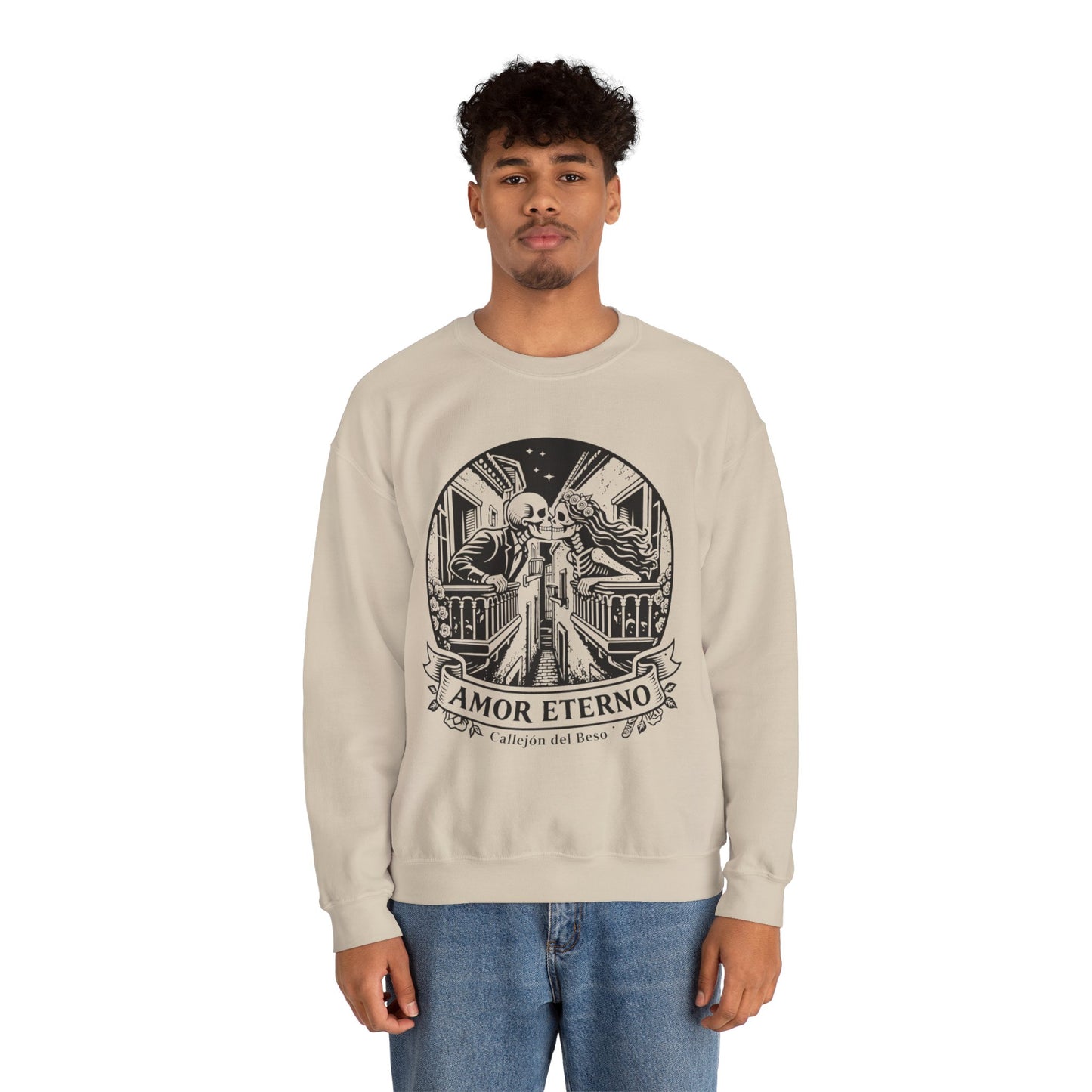 Amor Eterno Sweatshirt - Eternal Love Gift for Her, Spanish Love Quotes, Latino Couples Relationship Gift