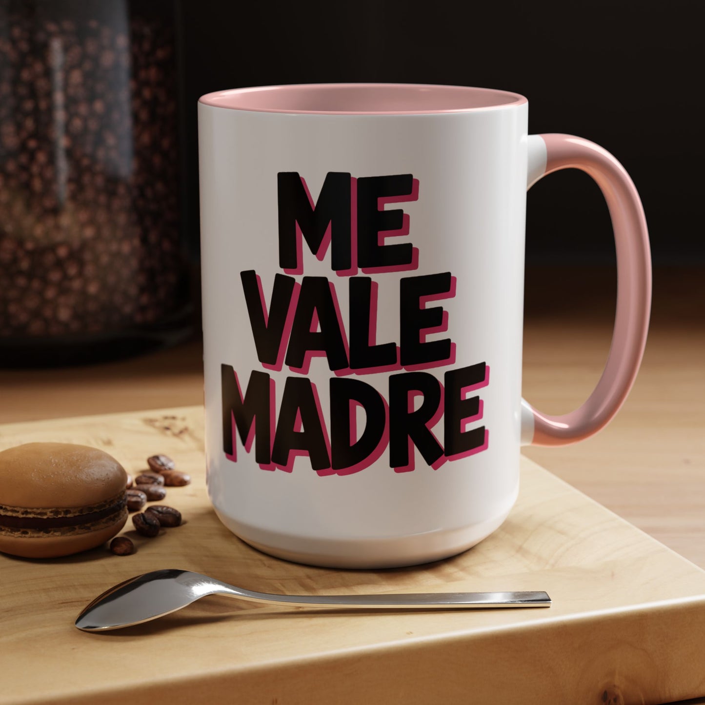 Me Vale Madre Mug | Sassy Spanish Coffee Cup | Latino Family Gift | Mexican Humor Mug | Chingona Energy | Familia Gift