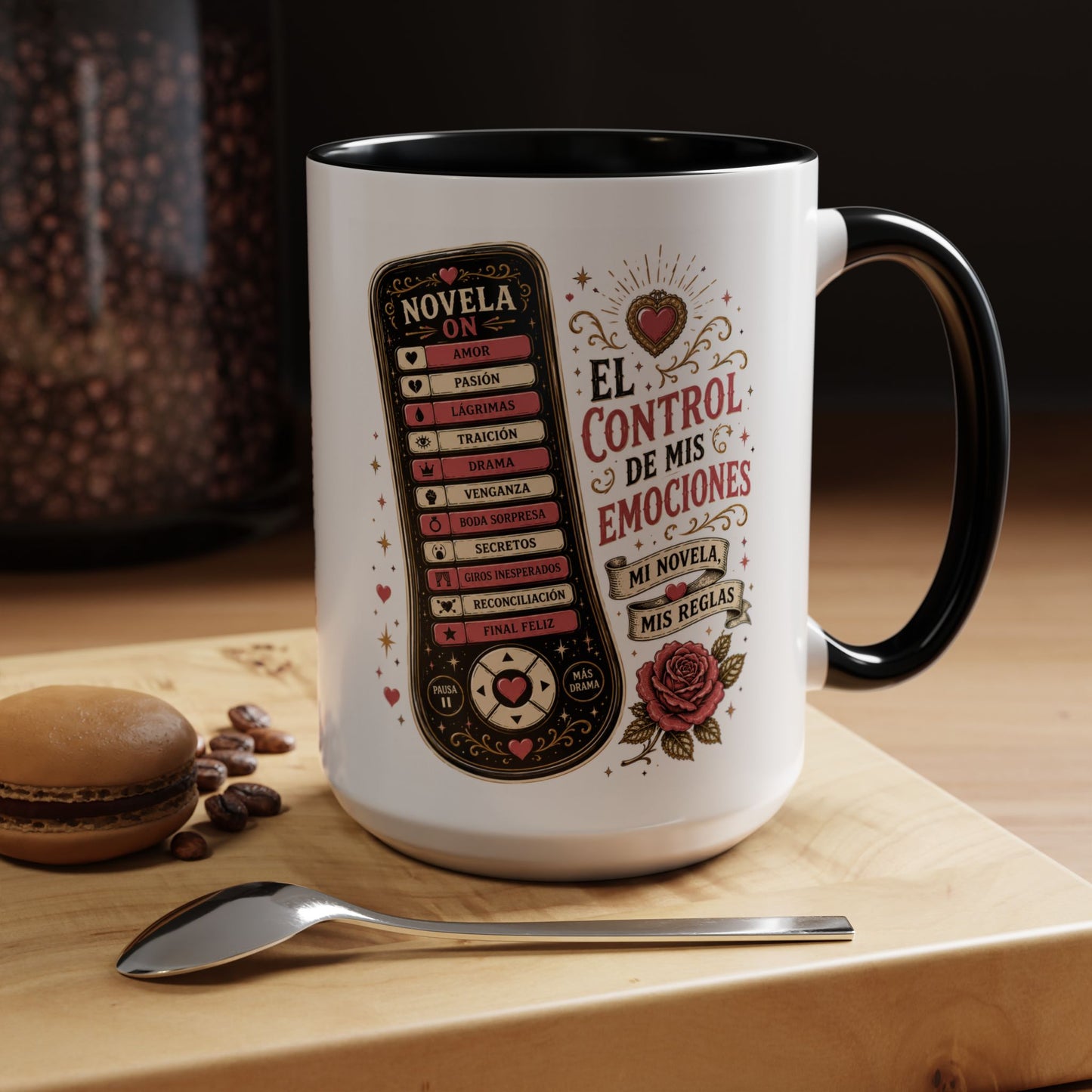 Novela Comadre Mug - Latina Gift for Her Spanish Coffee Cup Regalos para Mujer Taza de Café