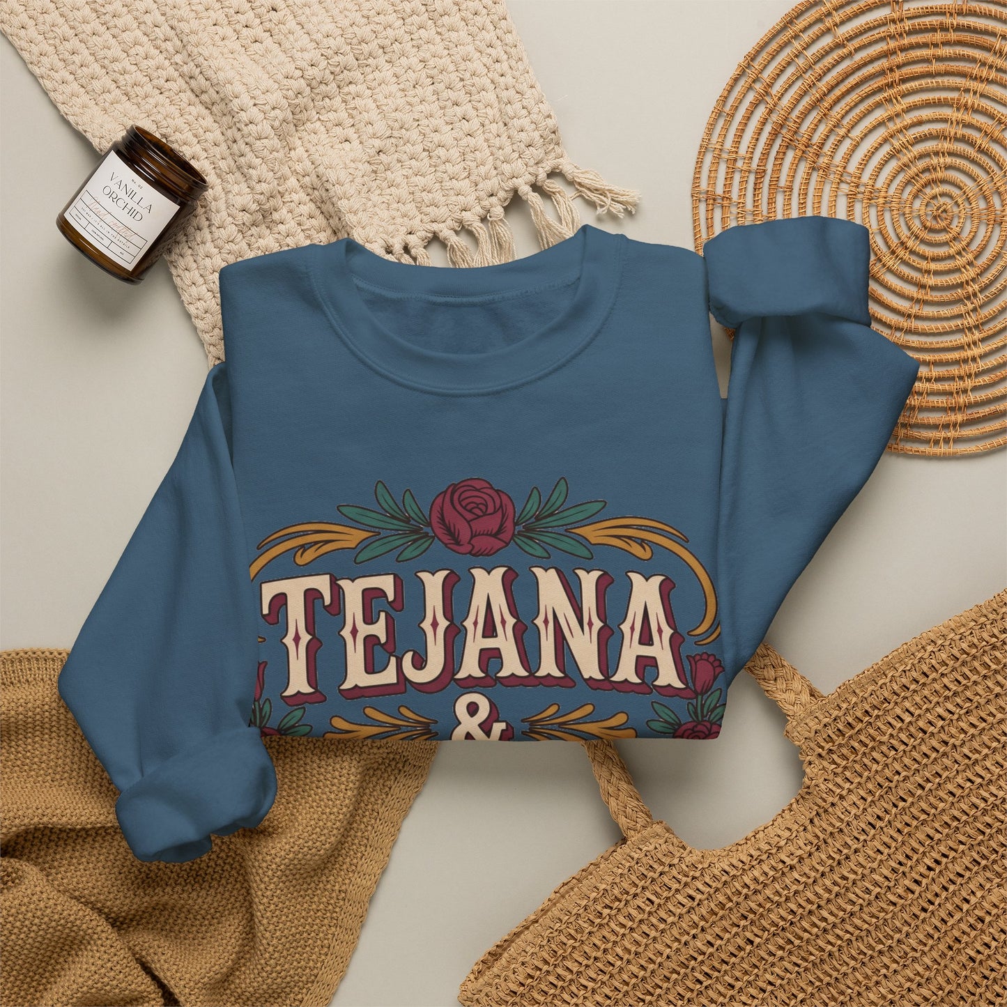 Tejana Sweatshirt | Texas Latina Pride Gift | Hispanic Heritage Hoodie | Tejana Mujer Regalo | South Texas Girl