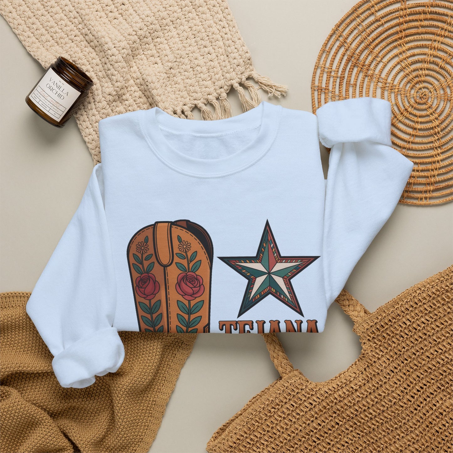 Tejana Sweatshirt | Texas Latina Pride Gift | Houston Dallas San Antonio Girl | Hispanic Pride Hoodie | Tejana Mujer Regalo
