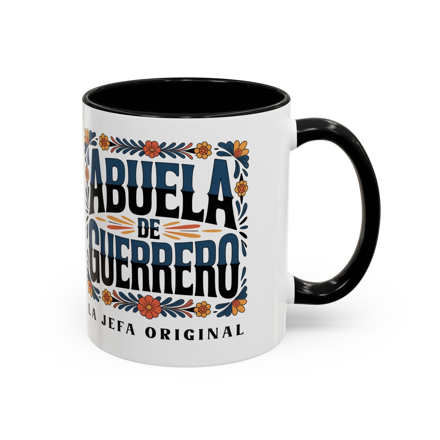 Abuela de Guerrero Mug - Latino Family Gift for Hispanic Grandma | Spanish Coffee Cup | Abuela Love Mug | Cafe con Abuela