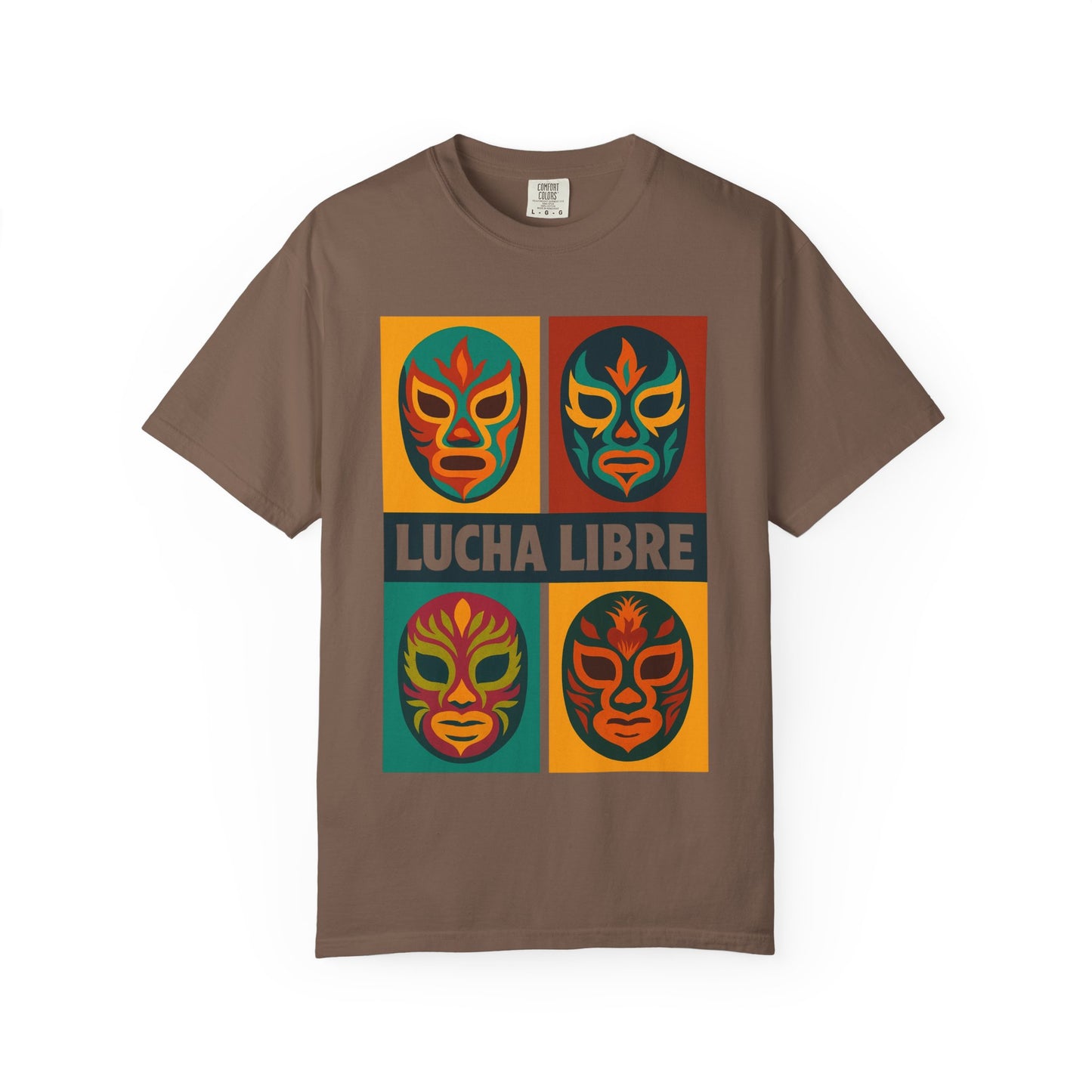 Colorful Luchador T-Shirt, Mexican Wrestling Tee, Lucha Libre Shirt, Unisex Top, Cinco de Mayo Gift, Festival Apparel