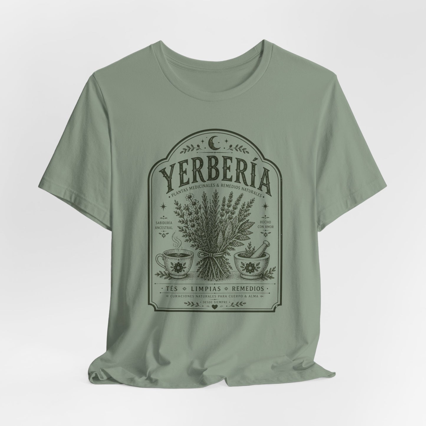 Yerberia T-Shirt - Latina Witch Tee, Spanish Gift for Her, Mystical Latina Pride Shirt, Regalos Para Mujer