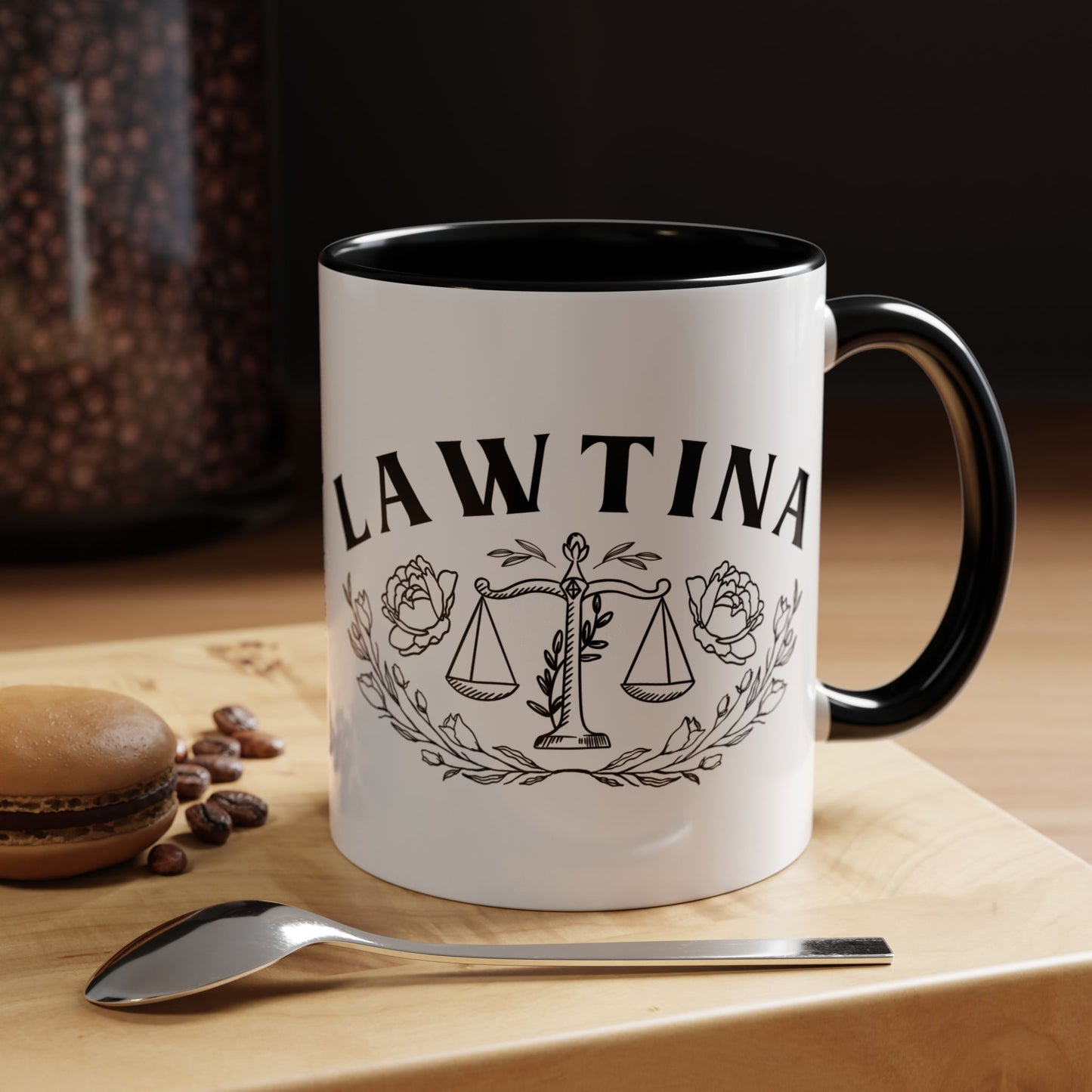 Lawtina Mug - Latina Lawyer Gift, Abogada Latina Coffee Cup, Law Student Gift, Mujer Power, Latino Heritage