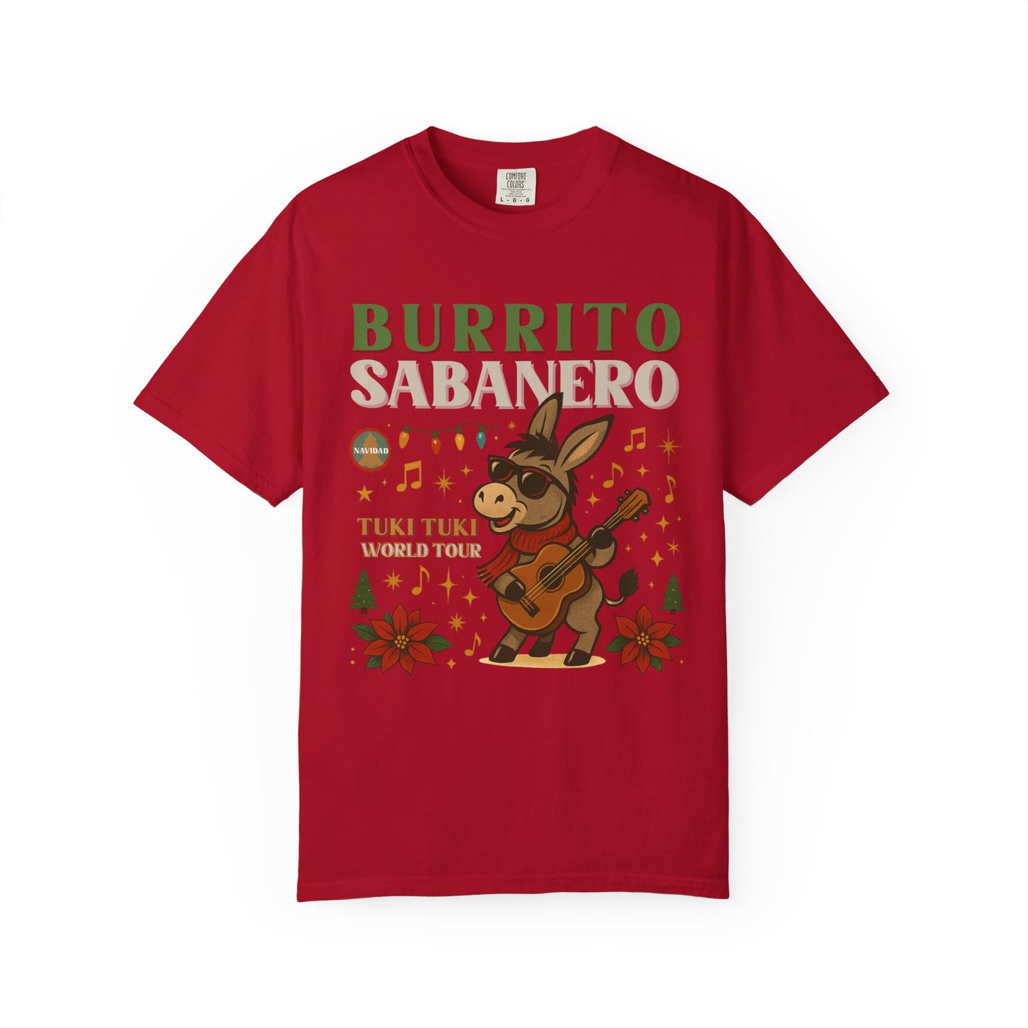 Burrito Sabanero Navidad Shirt | Camisa de Navidad Funny Xmas Tee |  Bilingual Shirt