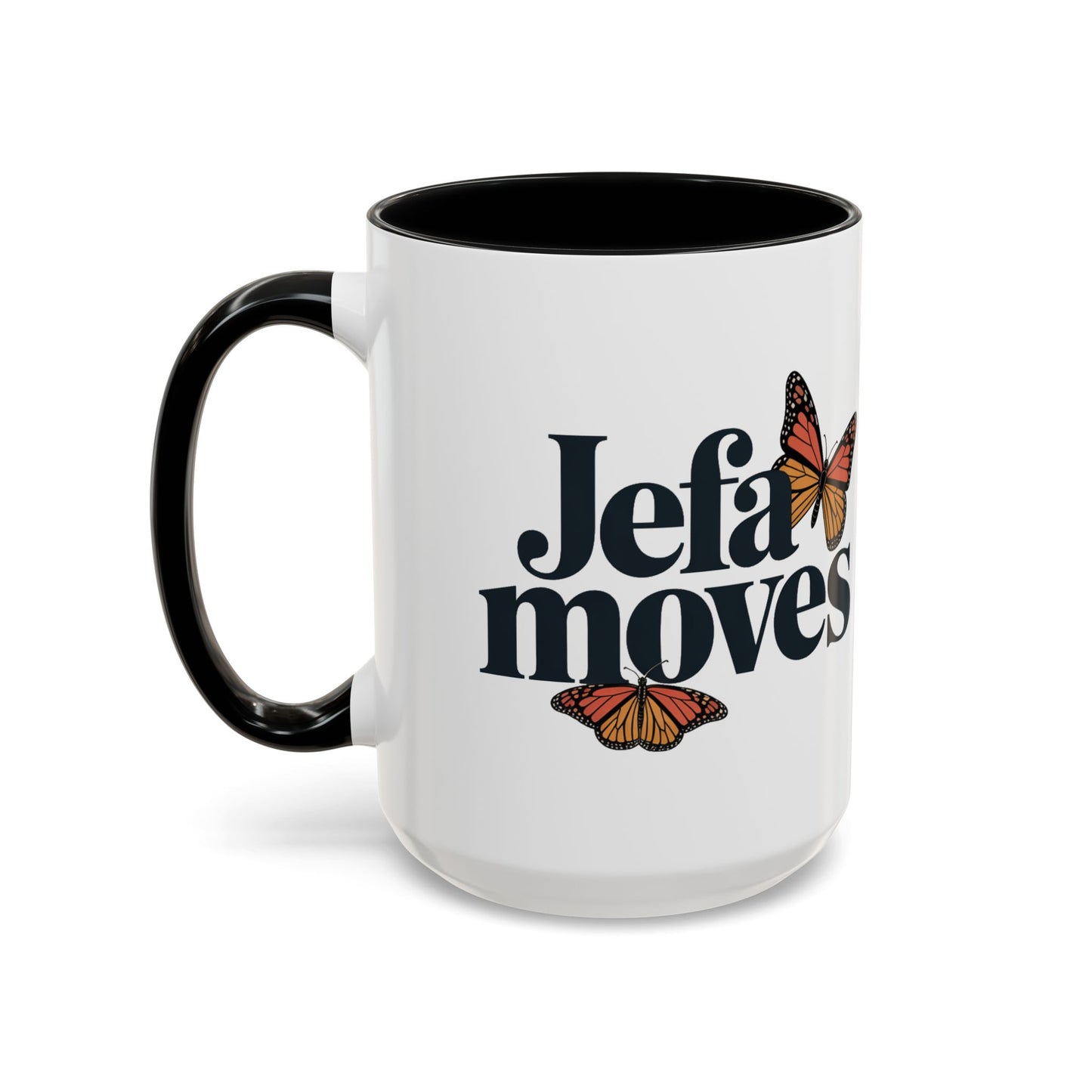 La Jefa Moves Mug - Female Boss Gift for Latina Women - Spanish Coffee Cup - Empowering Latina Gift - Bilingual Mug