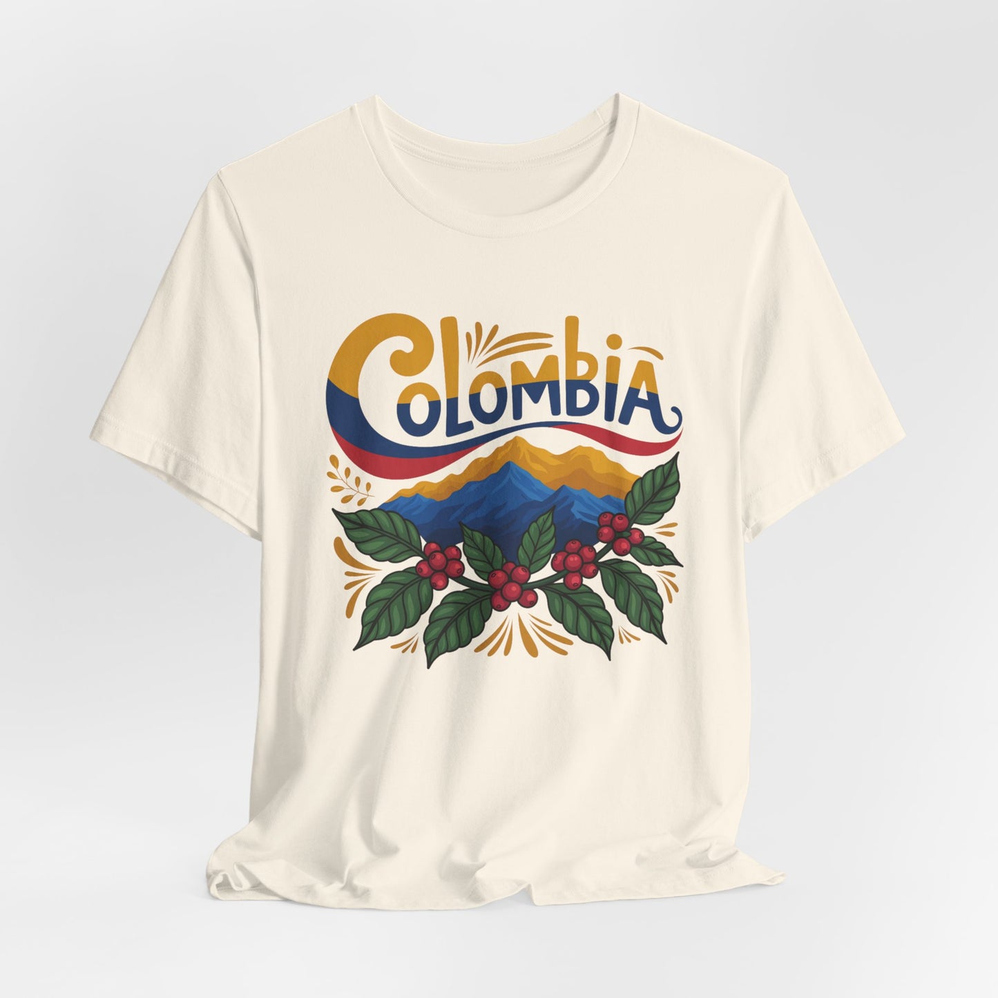 Colombia T-Shirt - Orgullo Colombiano Tee - Colombian Heritage Pride Shirt - Colombia Gift for Men Women