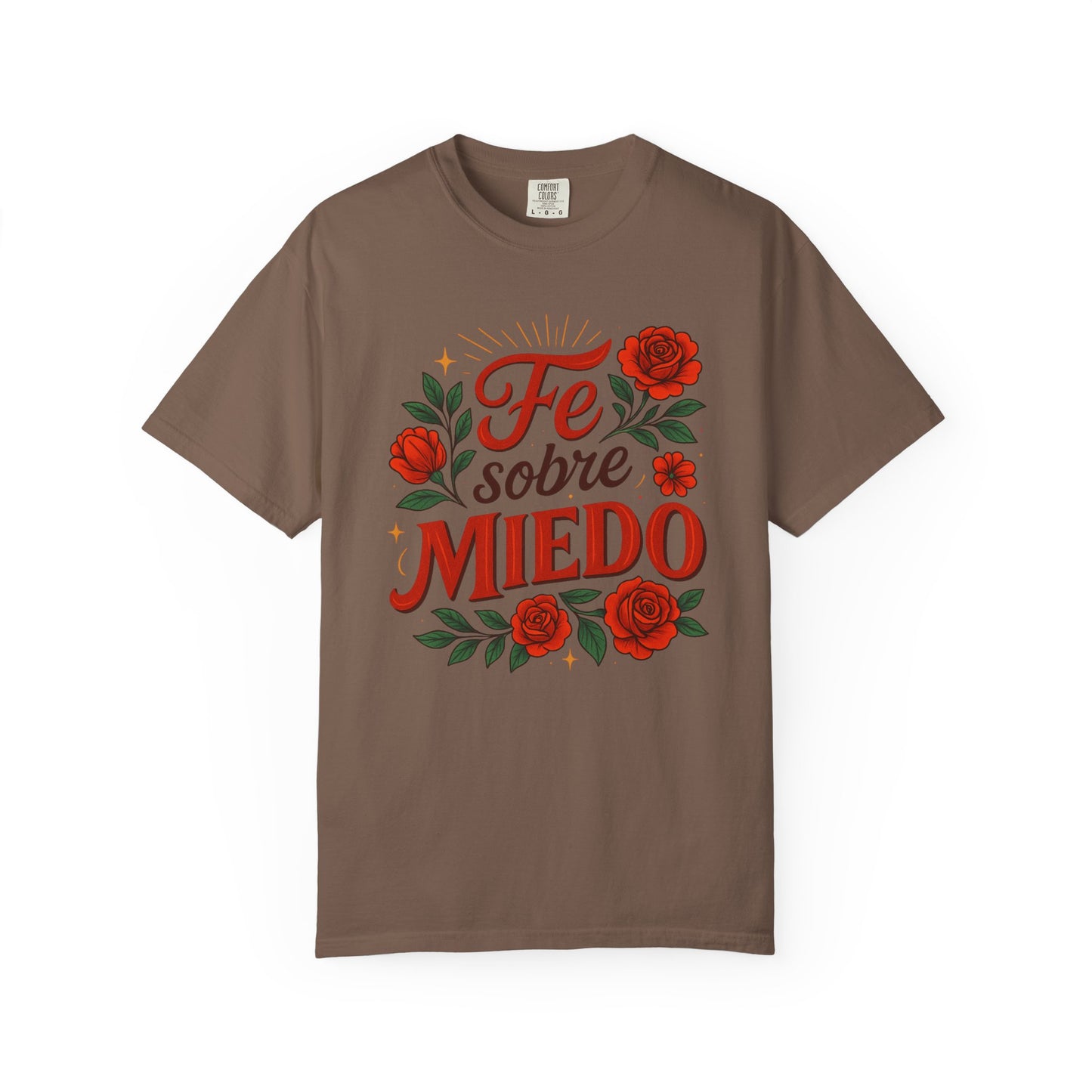 Fe Sobre Miedo Shirt | Camisa Christiana | Latina Graphic Tee |
