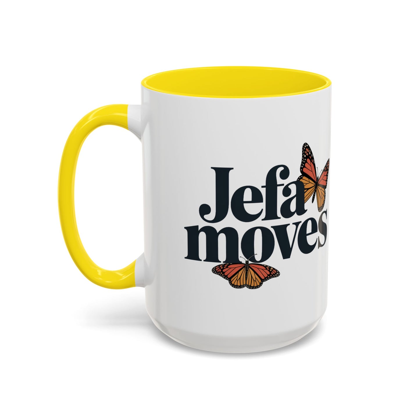 La Jefa Moves Mug - Female Boss Gift for Latina Women - Spanish Coffee Cup - Empowering Latina Gift - Bilingual Mug