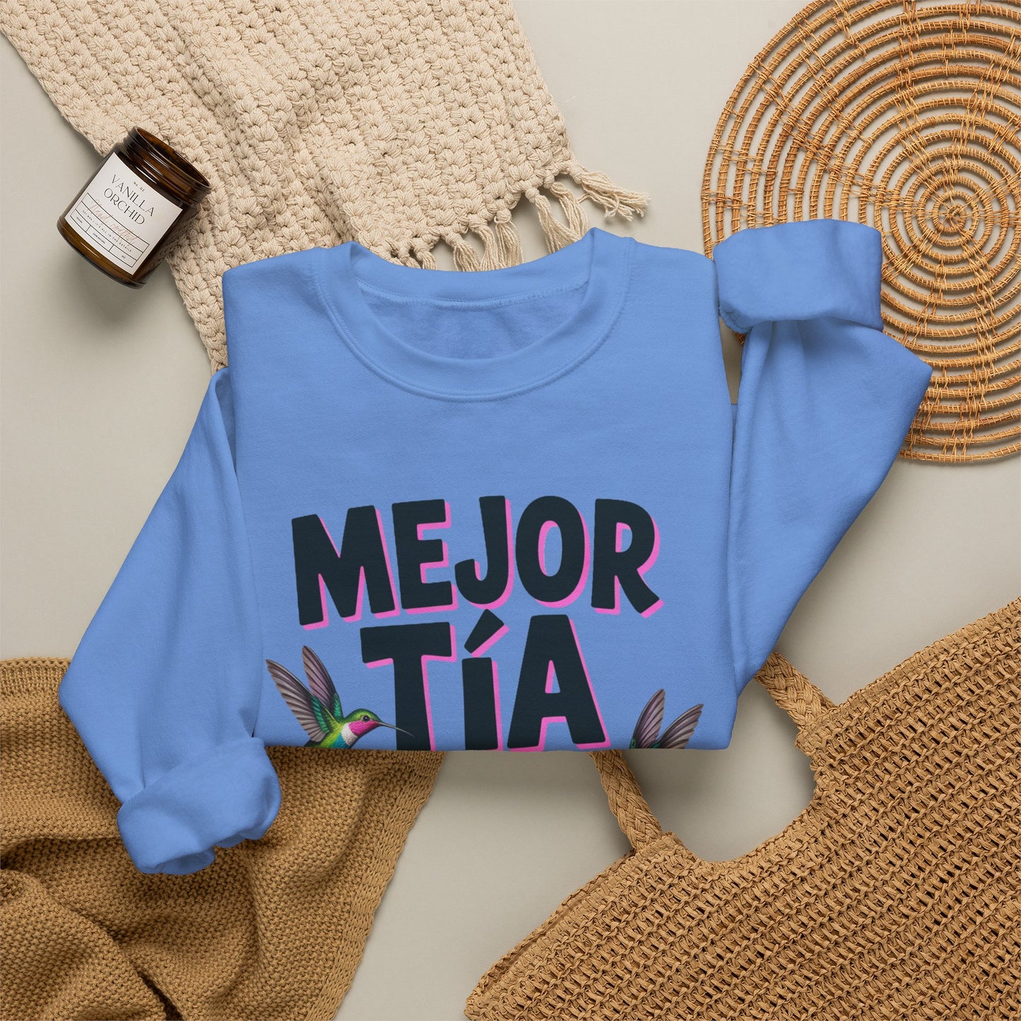 Tia Sweatshirt - Proud Tia Gift - Latino Family Sweater - Spanish Aunt Gift - Tia Querida - Mi Tia Favorita