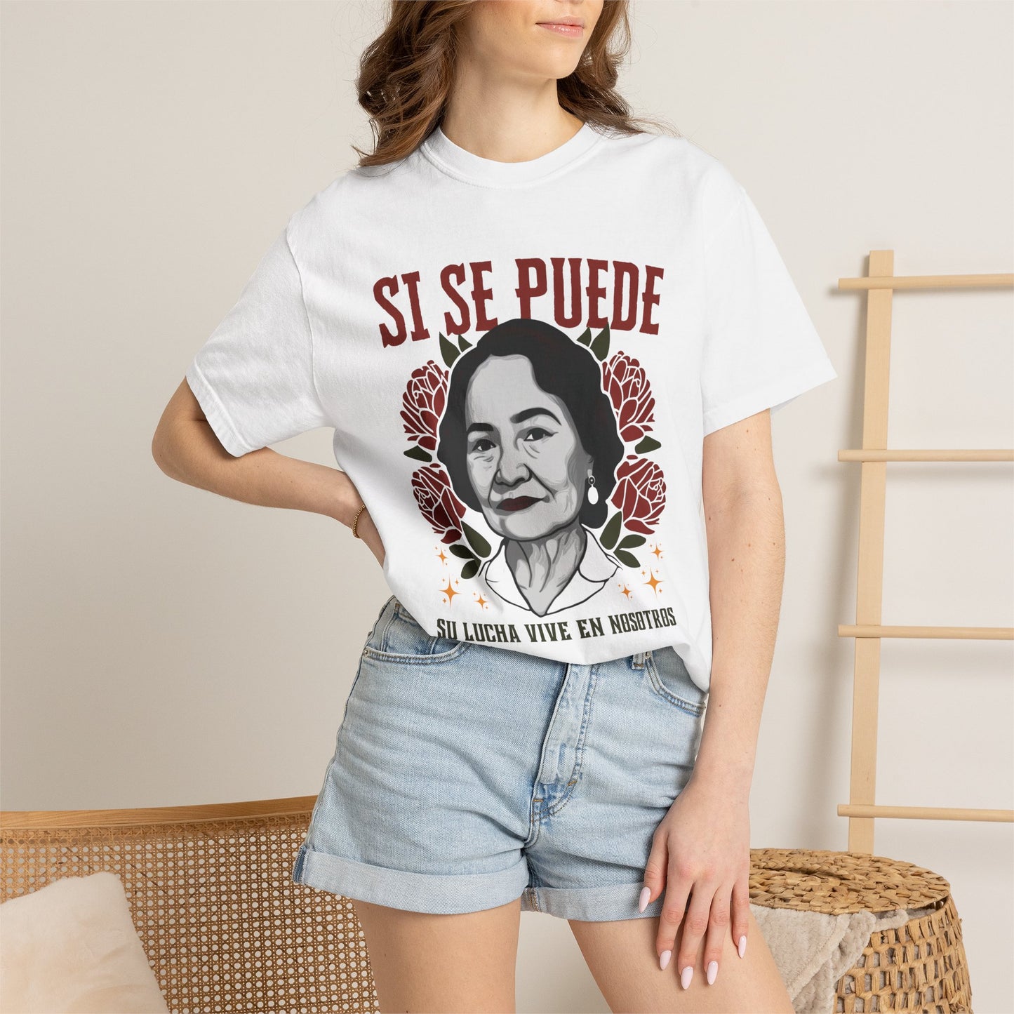 Si Se Puede Dolor Huerta T-Shirt | Huelga Civil Rights Tee | Unisex Shirt | Comfort Colors Farmworker Immigrant Shirt