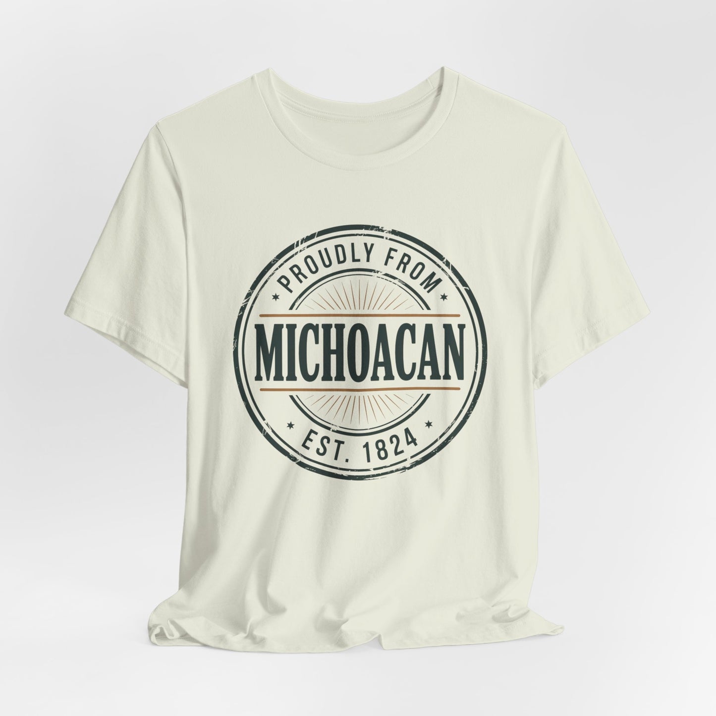 Michoacán T-Shirt - Mexican State Pride Tee - Michoacano Heritage Gift - Orgullo Mexicano Shirt - Mexico Regional Wear