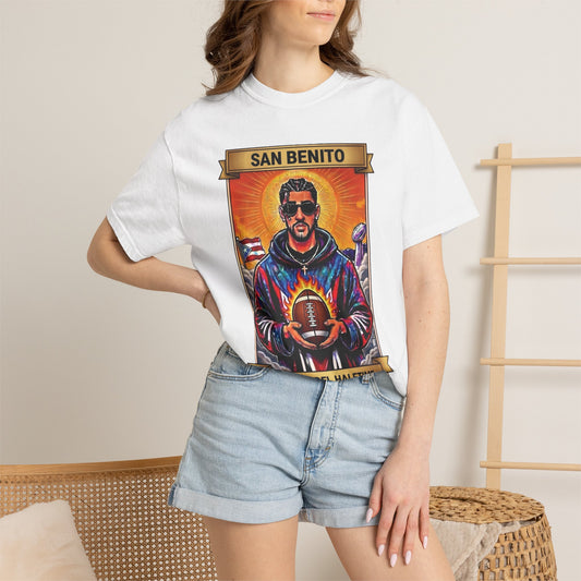 Benito Bowl Shirt, Puerto Rico Tee, San Benito Halftime Show Shirt, Team Benito Gift, Boricua Unisex Graphic Tee