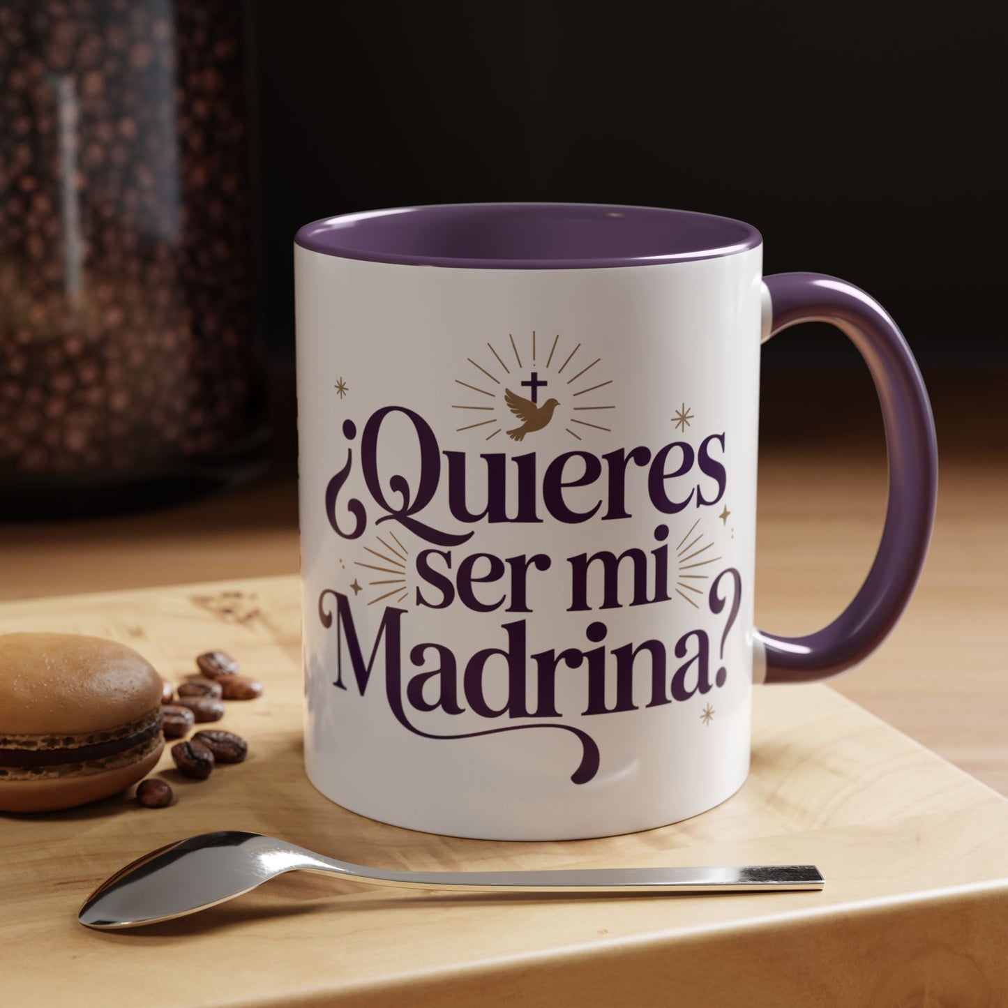 Quieres Ser mi Madrina Mug - Hispanic Godmother Gift - Latino Family Mug - Madrina Regalo - Bautizo Gift for Madrina Amor