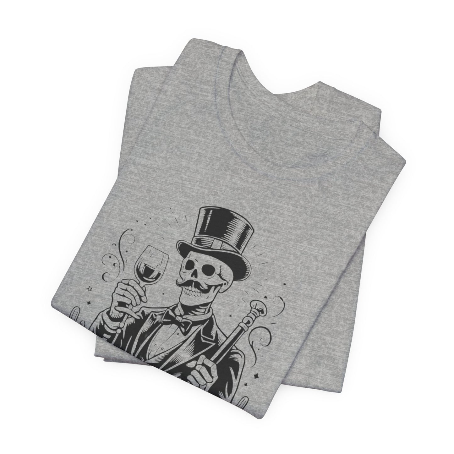 El Catrin T-Shirt - Mexican Skull Dia de los Muertos Tee - Latino Heritage Gift - Calavera Skeleton Art Shirt