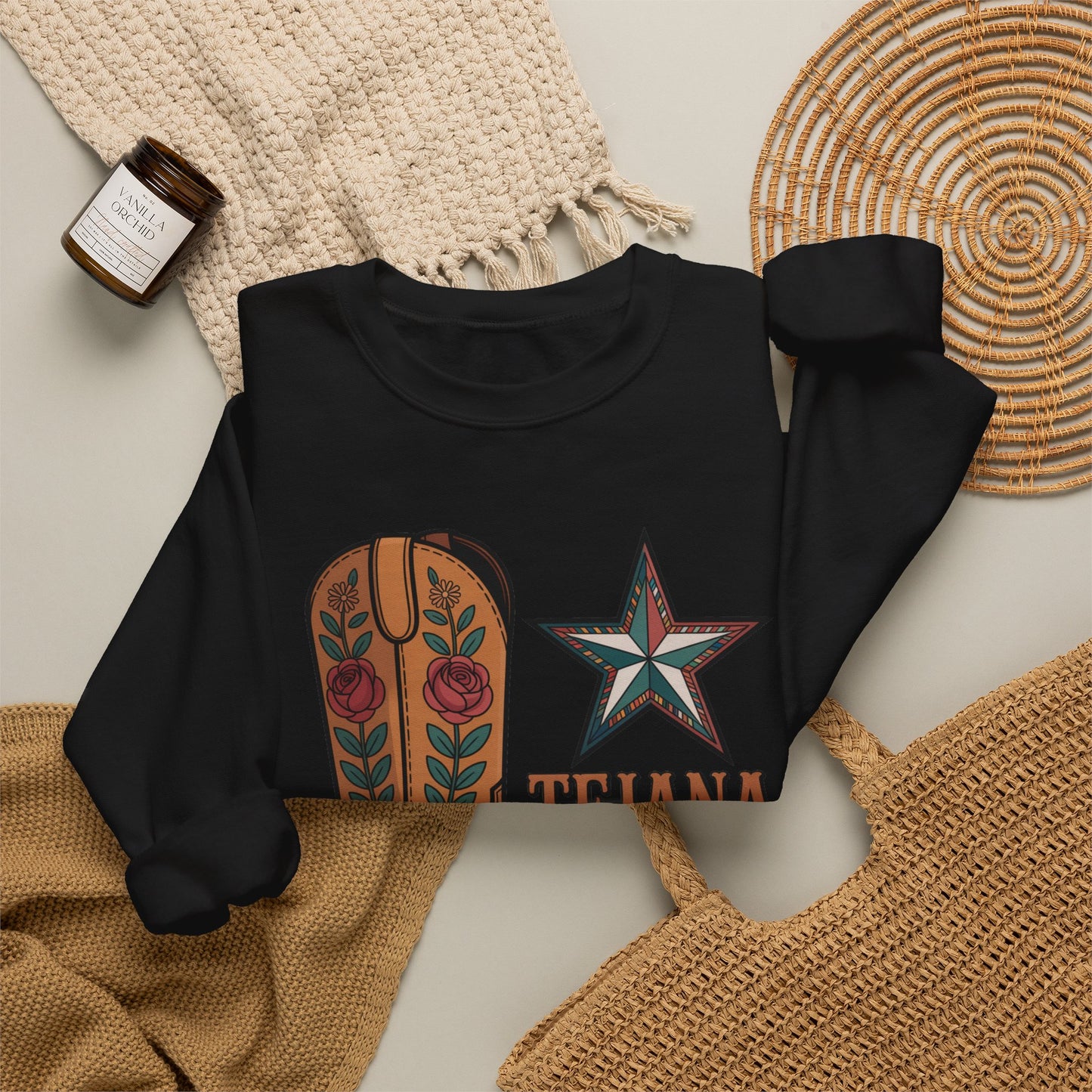 Tejana Sweatshirt | Texas Latina Pride Gift | Houston Dallas San Antonio Girl | Hispanic Pride Hoodie | Tejana Mujer Regalo