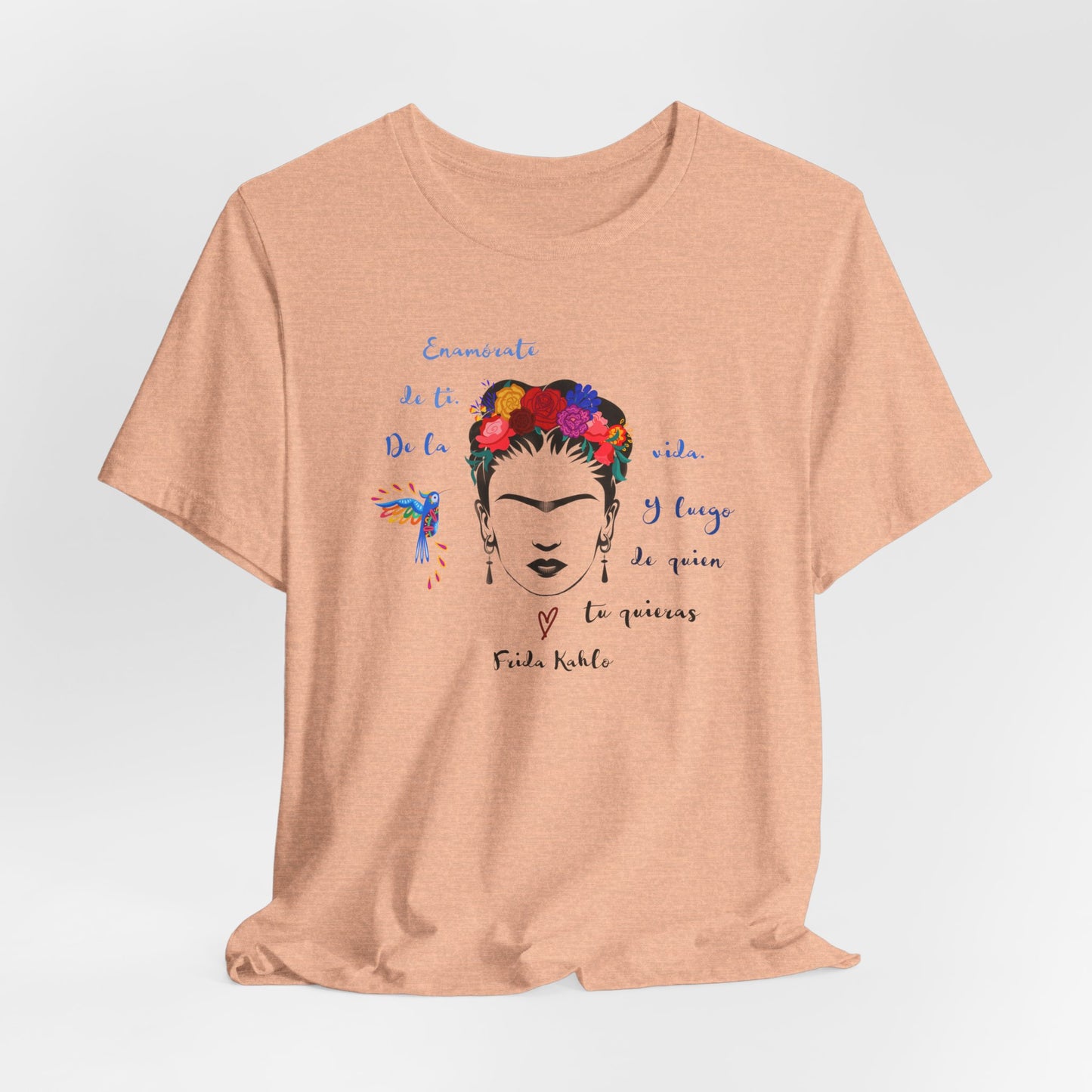 Enamorate De Ti Quote Frida Kahlo Shirt  gift for Her artist latina feminist tshirt