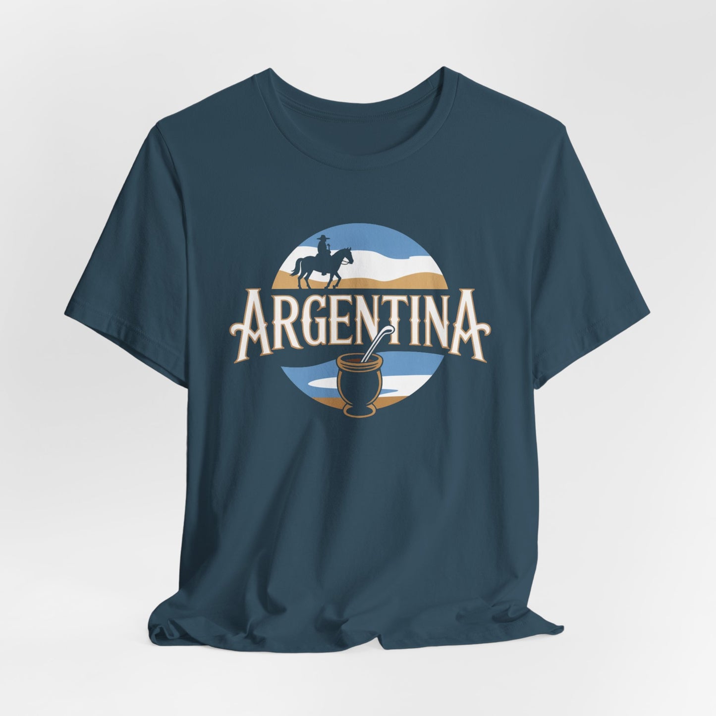 Argentina T-Shirt - Orgullo Argentino Tee - Argentine Flag Gift - Buenos Aires Hispanic Pride Shirt - South American Tango Culture