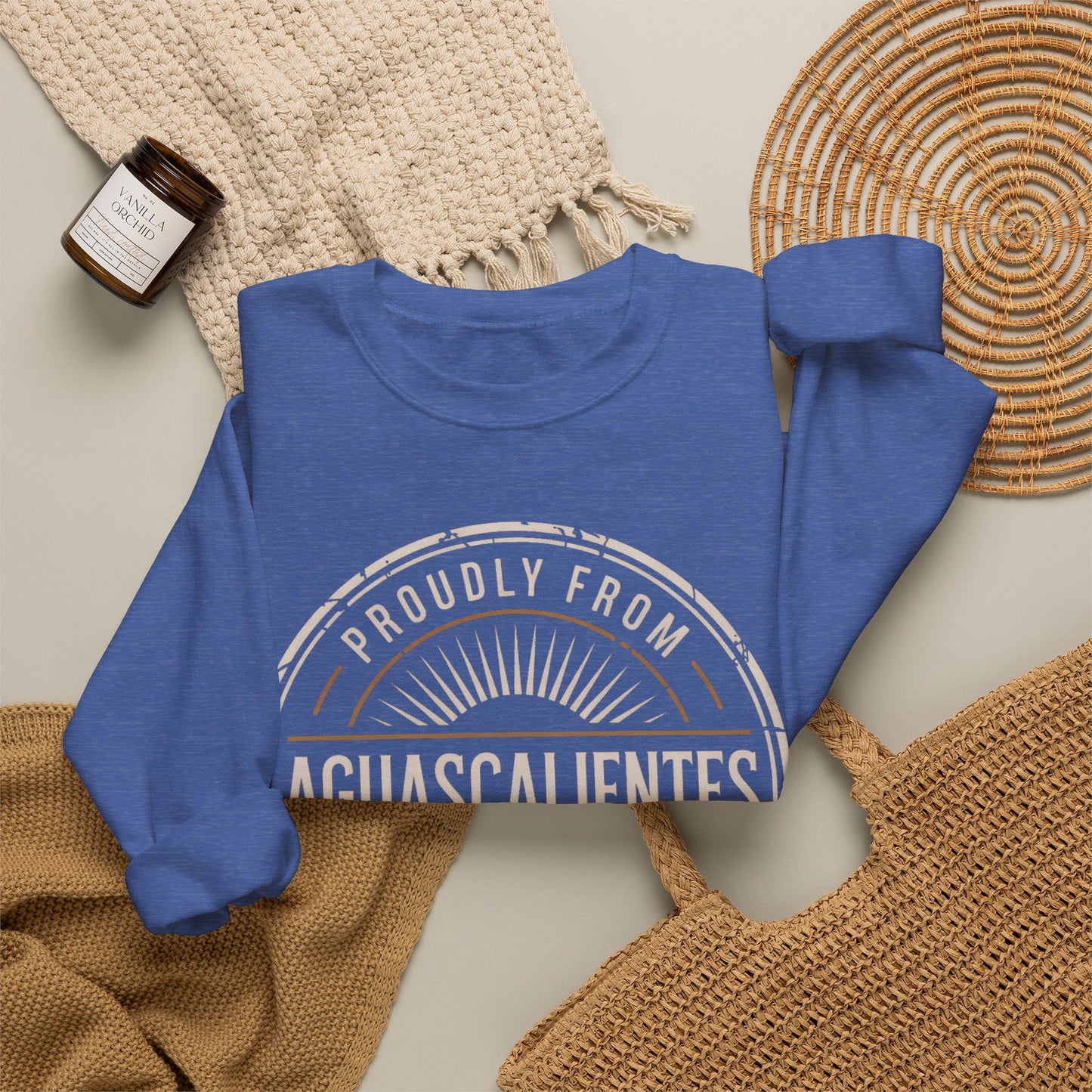 Aguascalientes Sweatshirt - Mexican Heritage Pride Wear | AGS Mexico Sudadera Gift | Orgullo Mexicano Regional Clothing