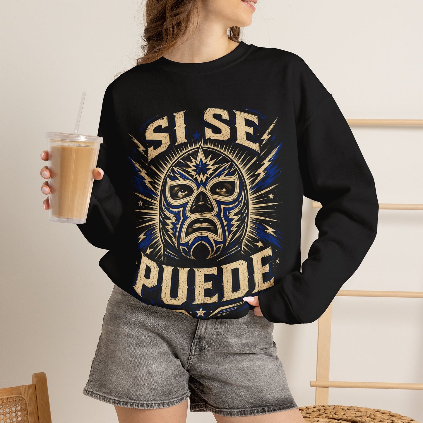 El Luchador Sweatshirt - Mexican Wrestler Hoodie - Lucha Libre Pride Gift - Latino Heritage Sudadera
