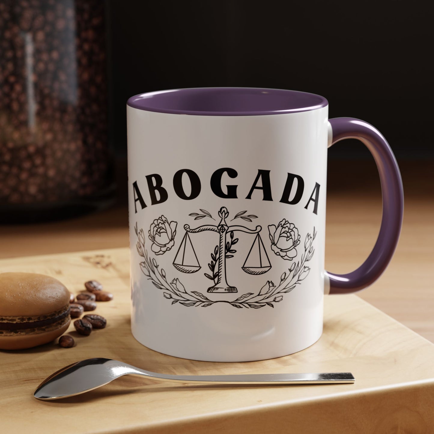 Abogada Mug - Latina Lawyer Gift - Mujer Abogada Regalo - Latino Heritage Coffee Cup - Professional Gift