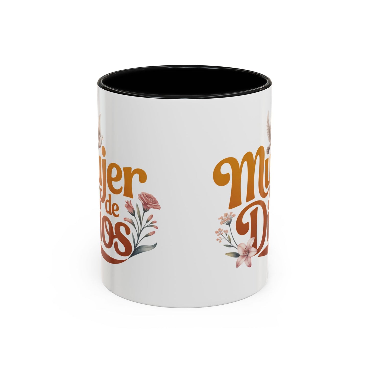 Mujer de Dios Mug - Faith Gift for Christian Latina Women - Catholic Spiritual Coffee Cup - Taza Cristiana Regalo Religioso