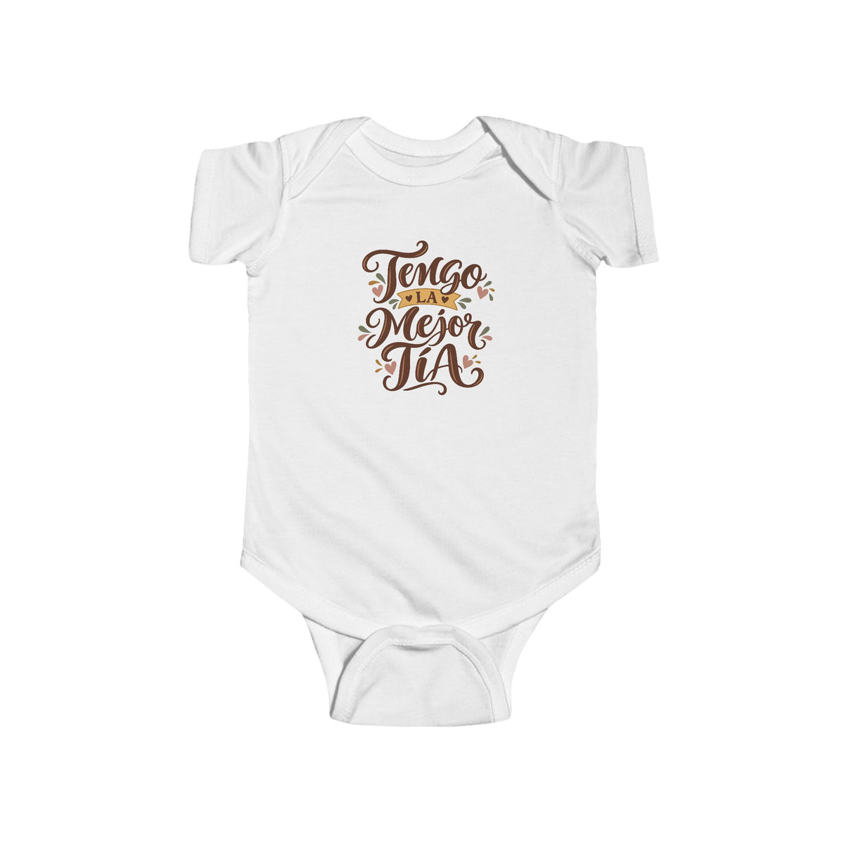 Tengo la Mejor Tia Onesie - Best Tia Mexican Baby Bodysuit - Tia Gift - Cute Latina Aunt Infant One Piece