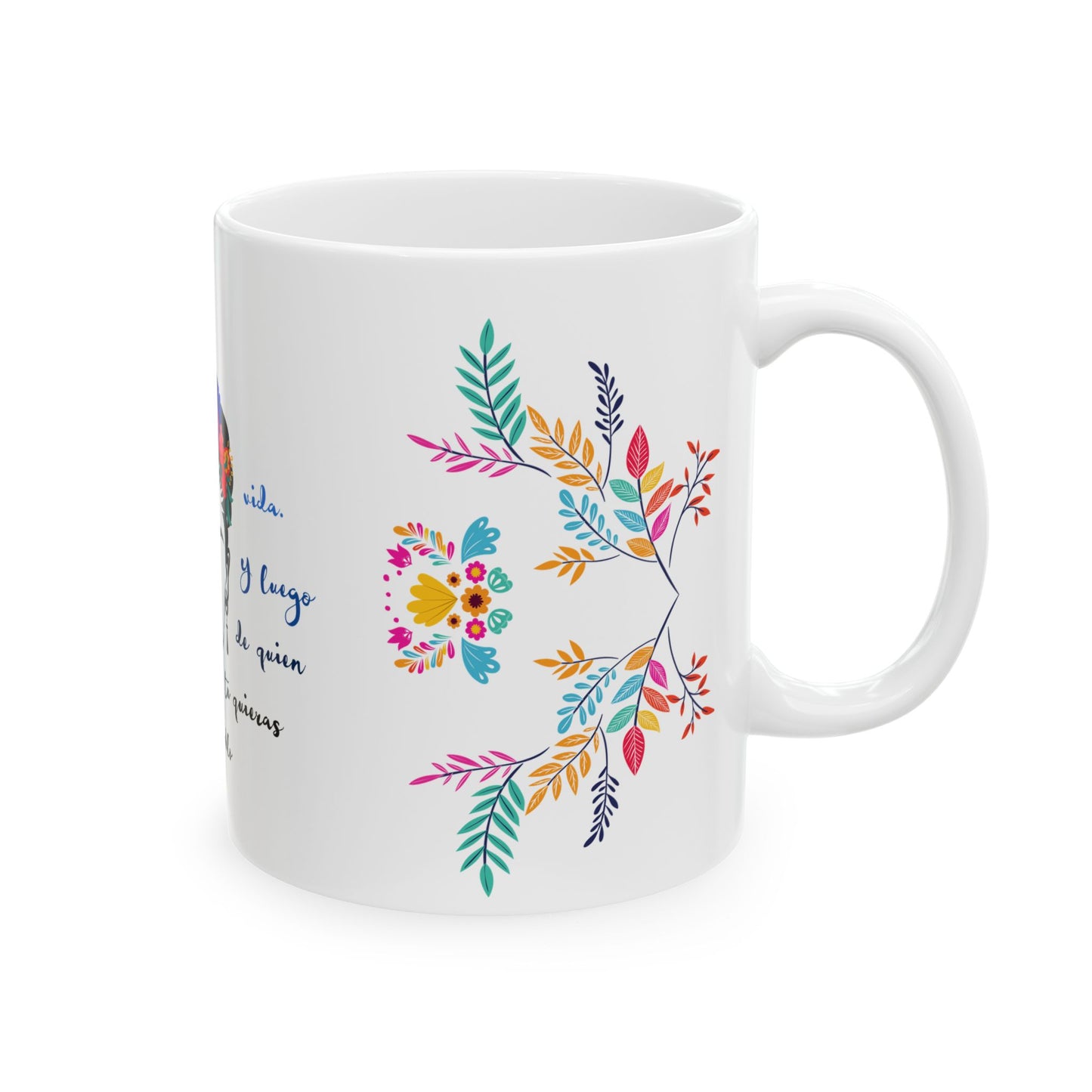 Enamorate en ti Quote Frida Kahlo Mug