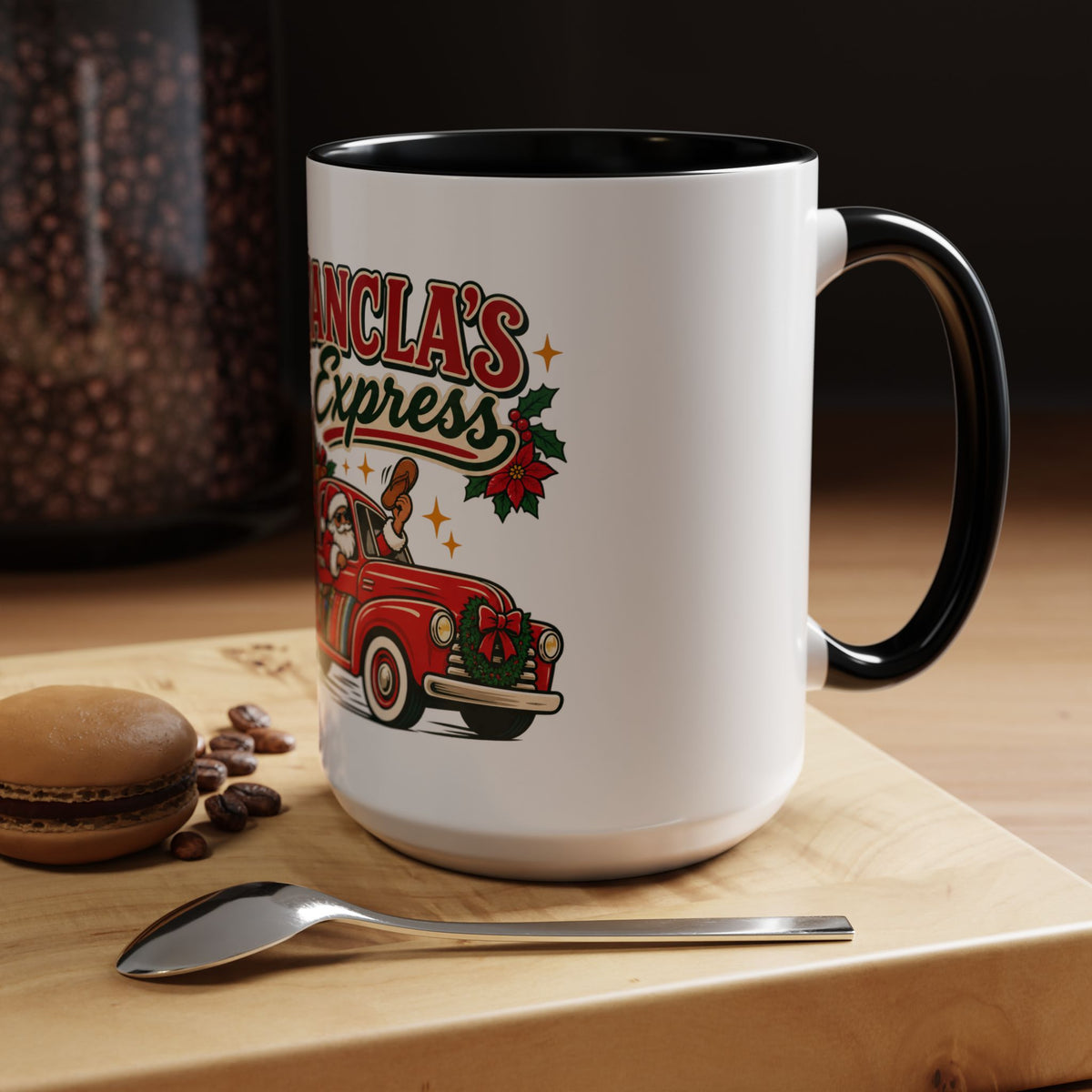 La Chancla Express Mug - Funny Mexican Christmas Mug - Santa Chancla Navidad Gift